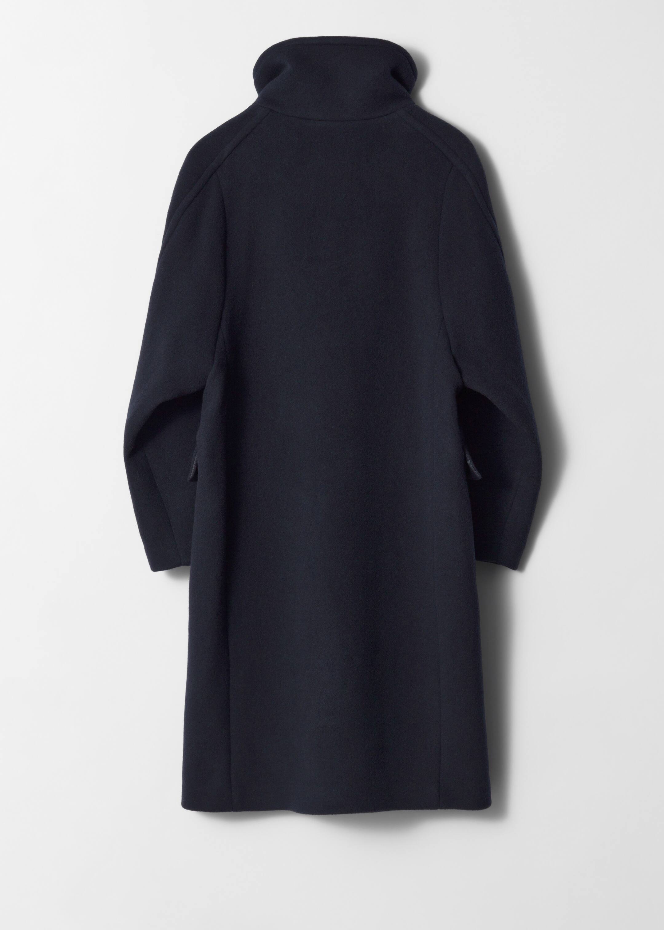Agrandir l'image: Manteau en laine à col cheminée - Bleu foncé - FEMME | H&M CH 2