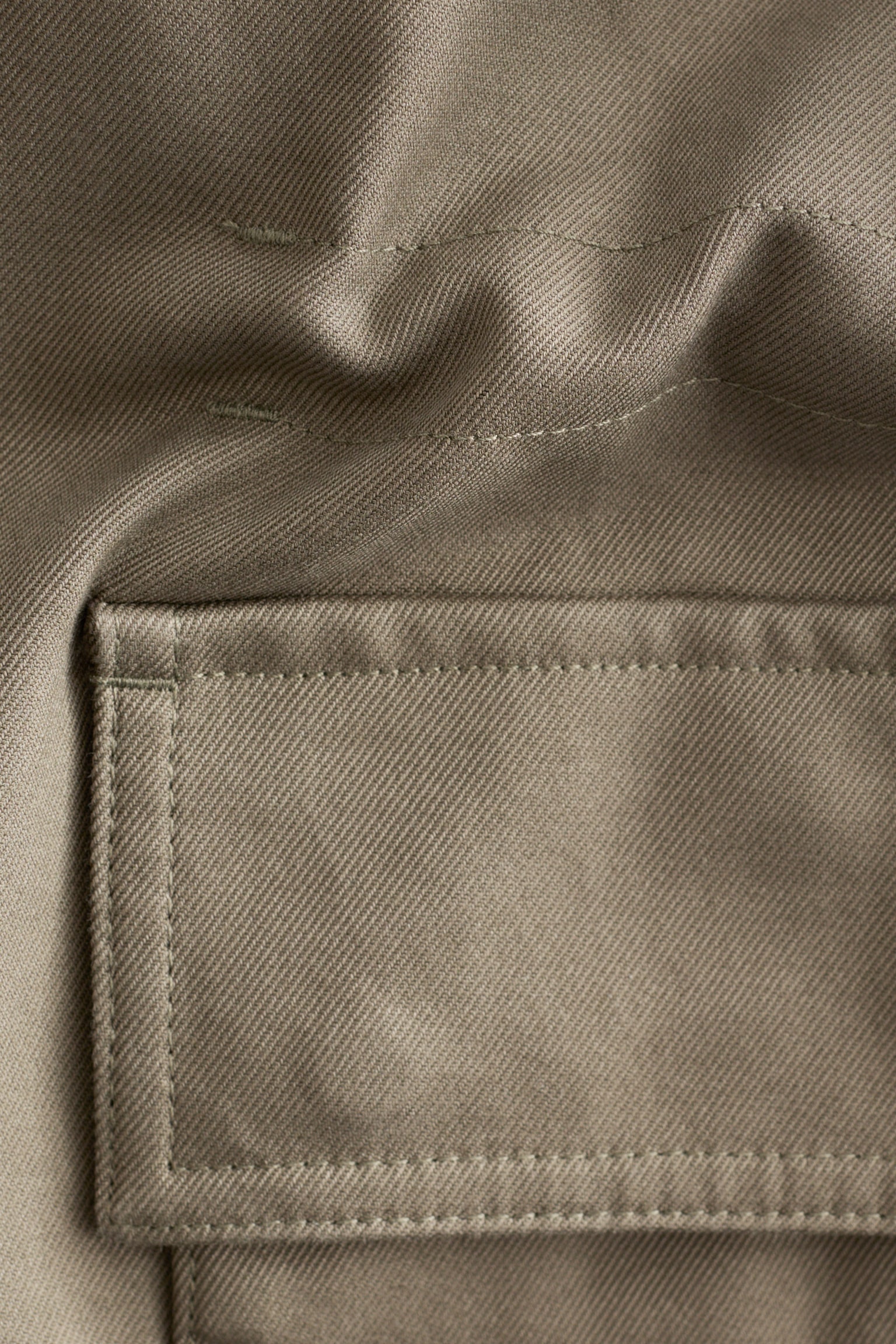 Giacca utility oversize con coulisse - Verde kaki/Marrone scuro/Giallo senape - 9