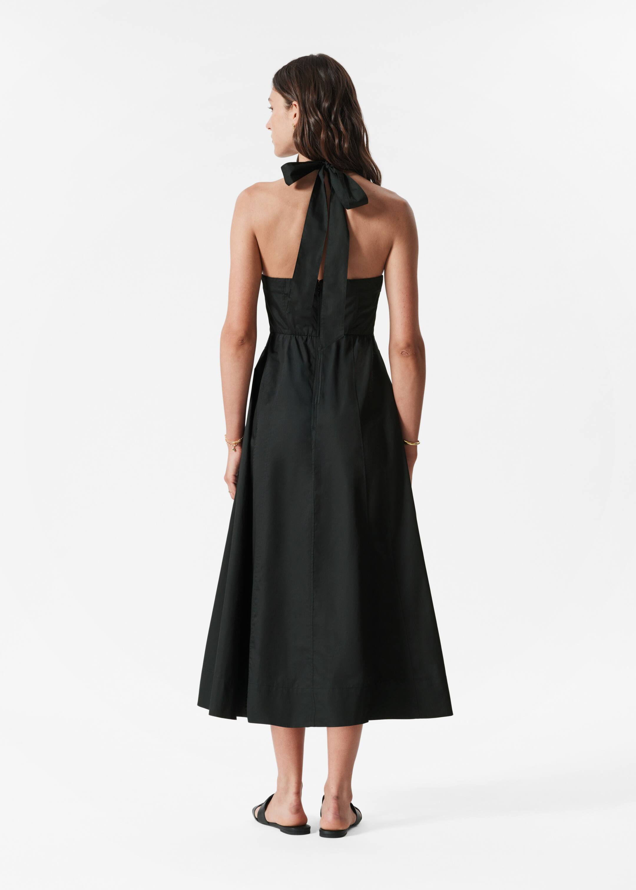 Agrandir l'image: Robe midi à dos nu - Noir - FEMME | H&M BE 3