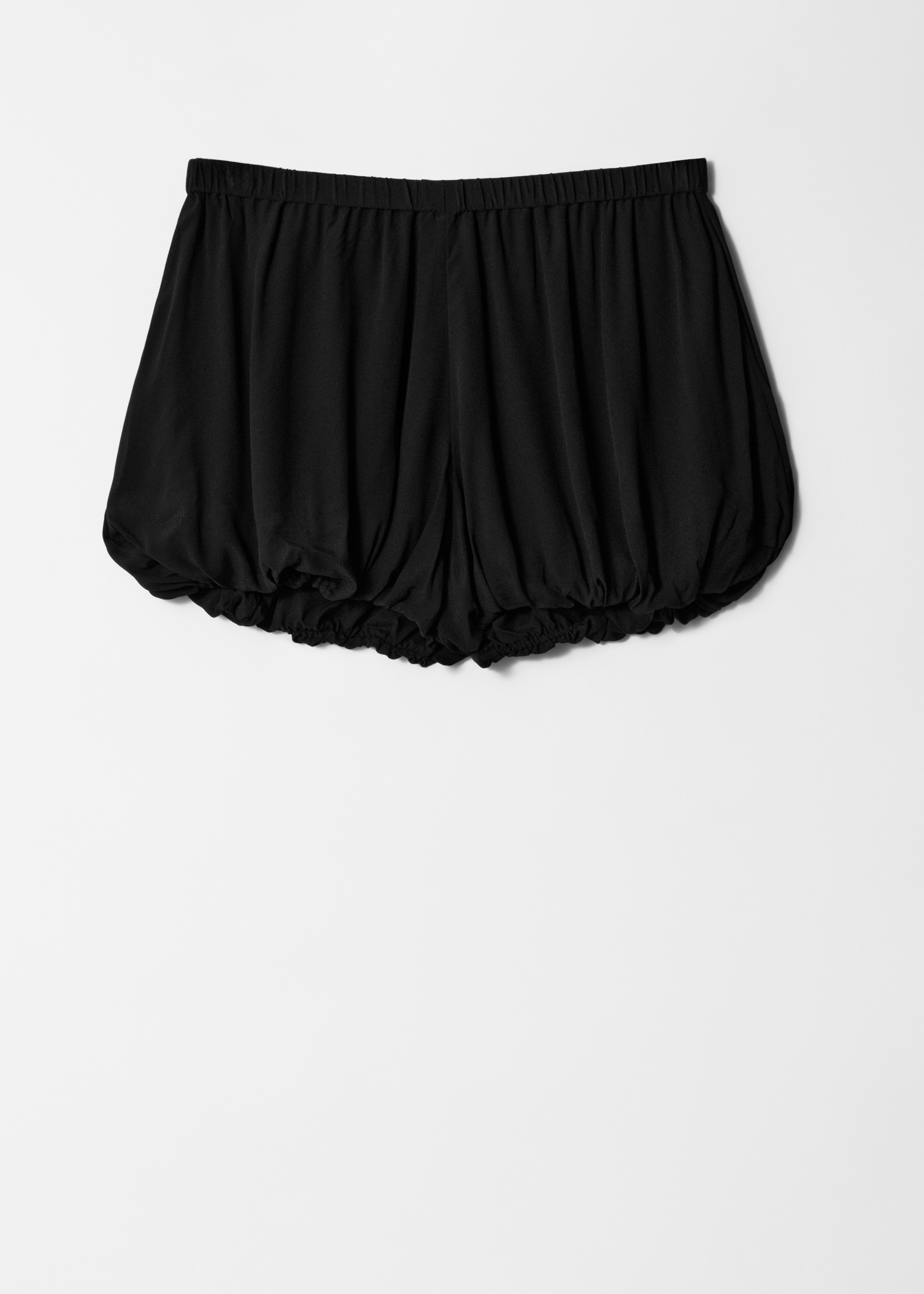 Shorts a palloncino elasticizzati - Nero
