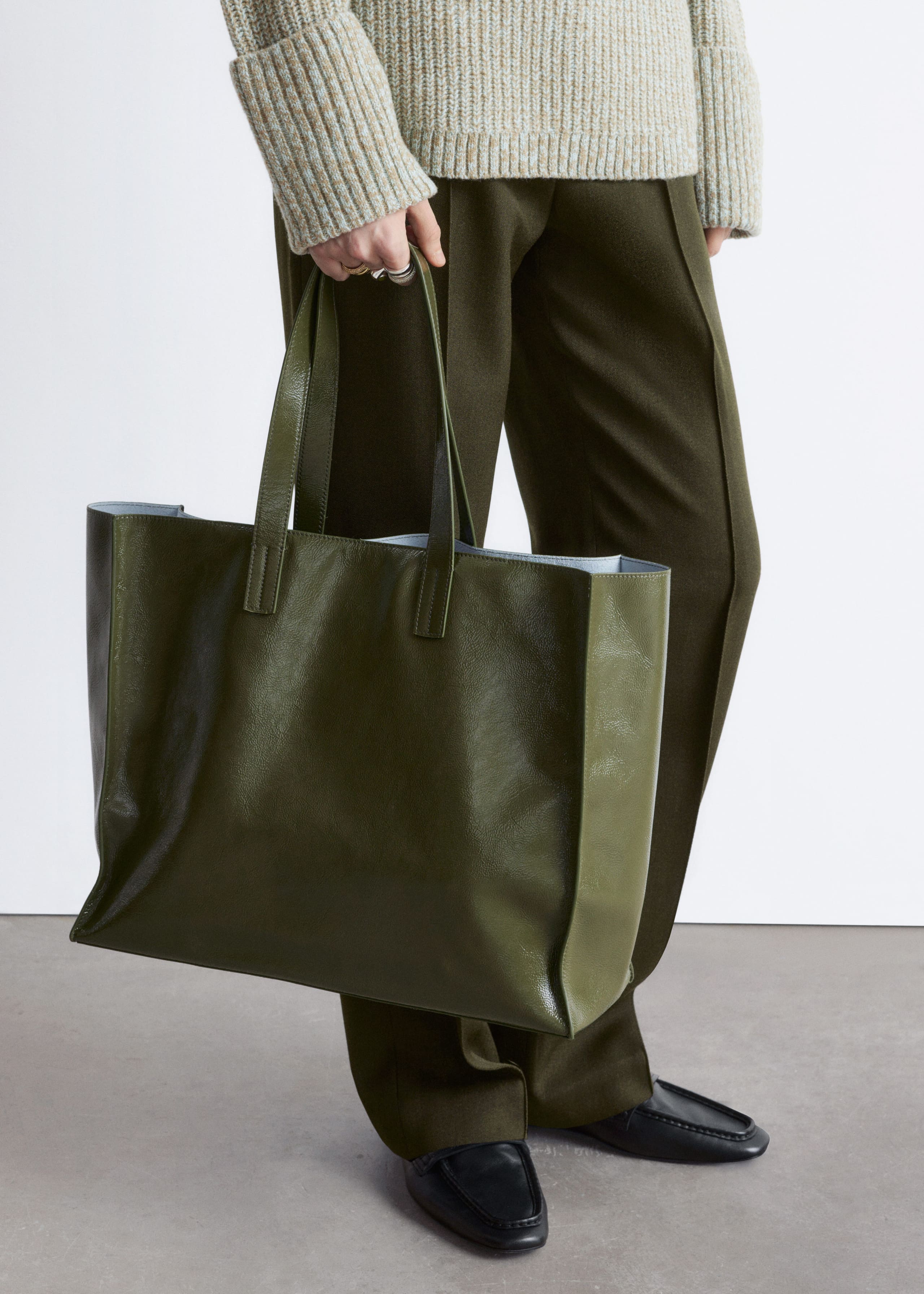 Image of Leather Tote Bag