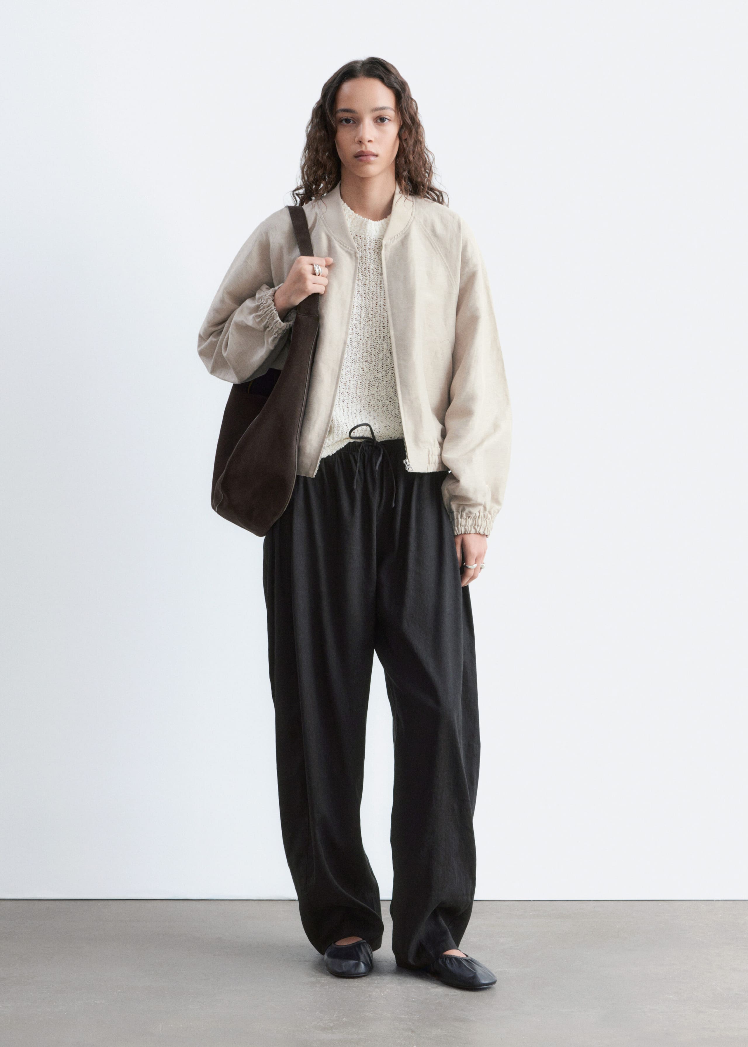 Linen-Blend Jacket - Beige - Lookbook
