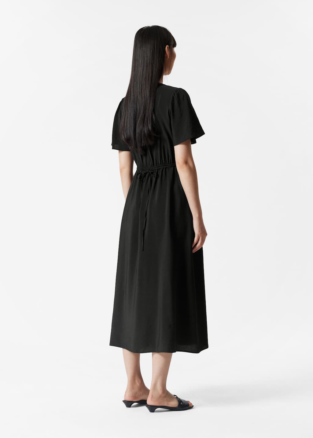 Image of V-Neck Midi Dress