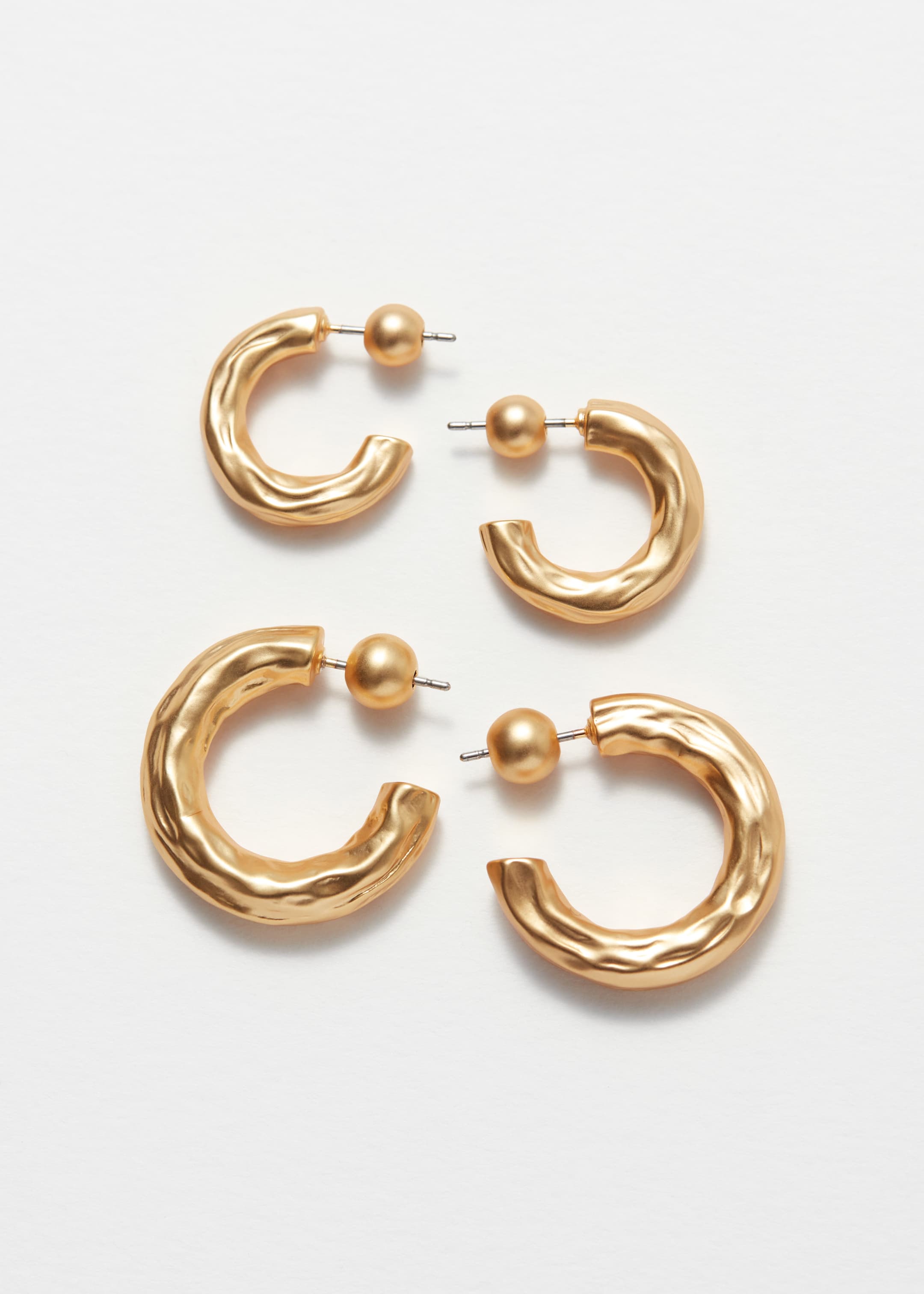 Visa större bild: Set med hoops - Guld - DAM | H&M SE 2