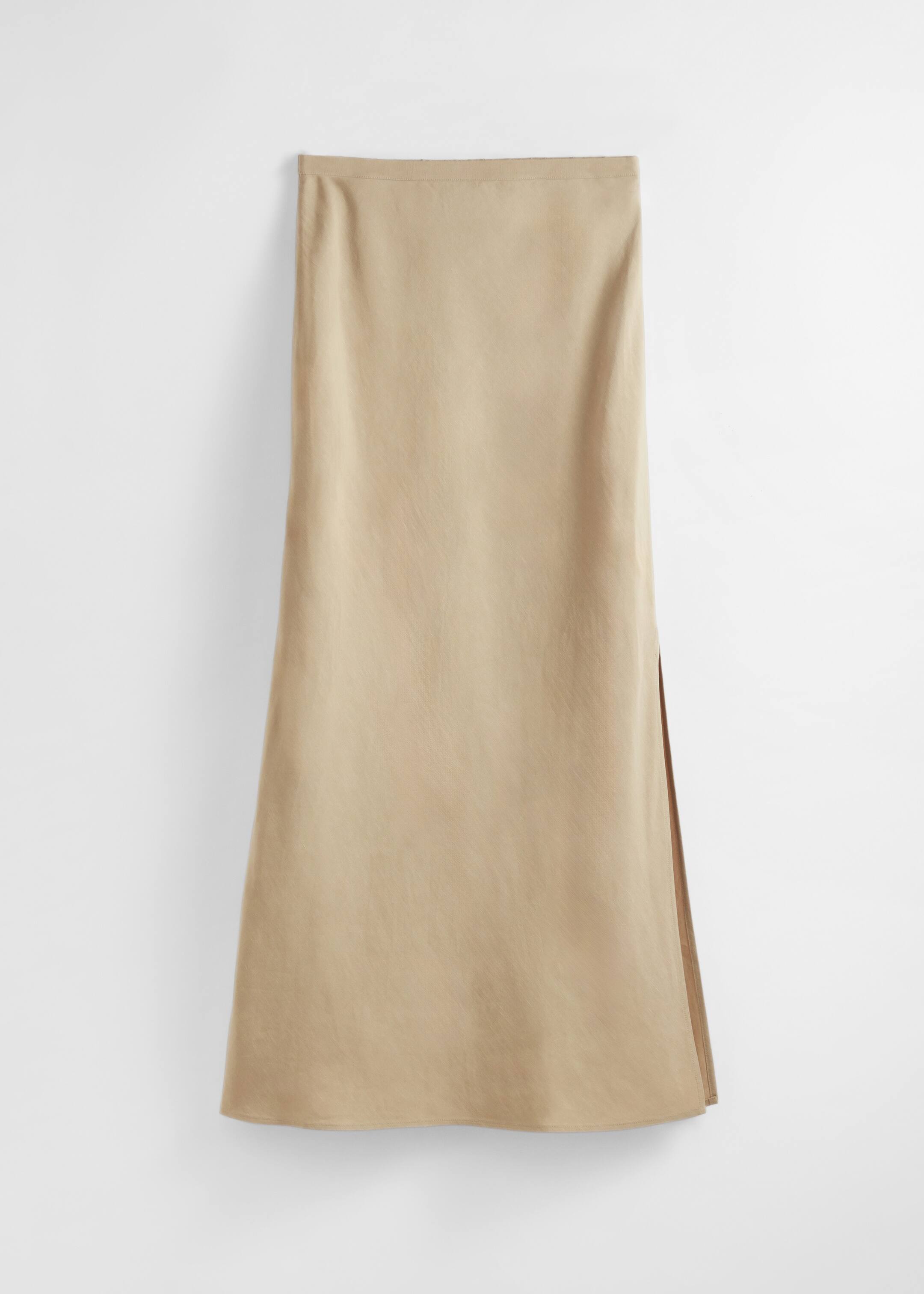 Ingrandisci l'immagine: High-Waist Maxi Skirt - Beige - DONNA | H&M CH 1
