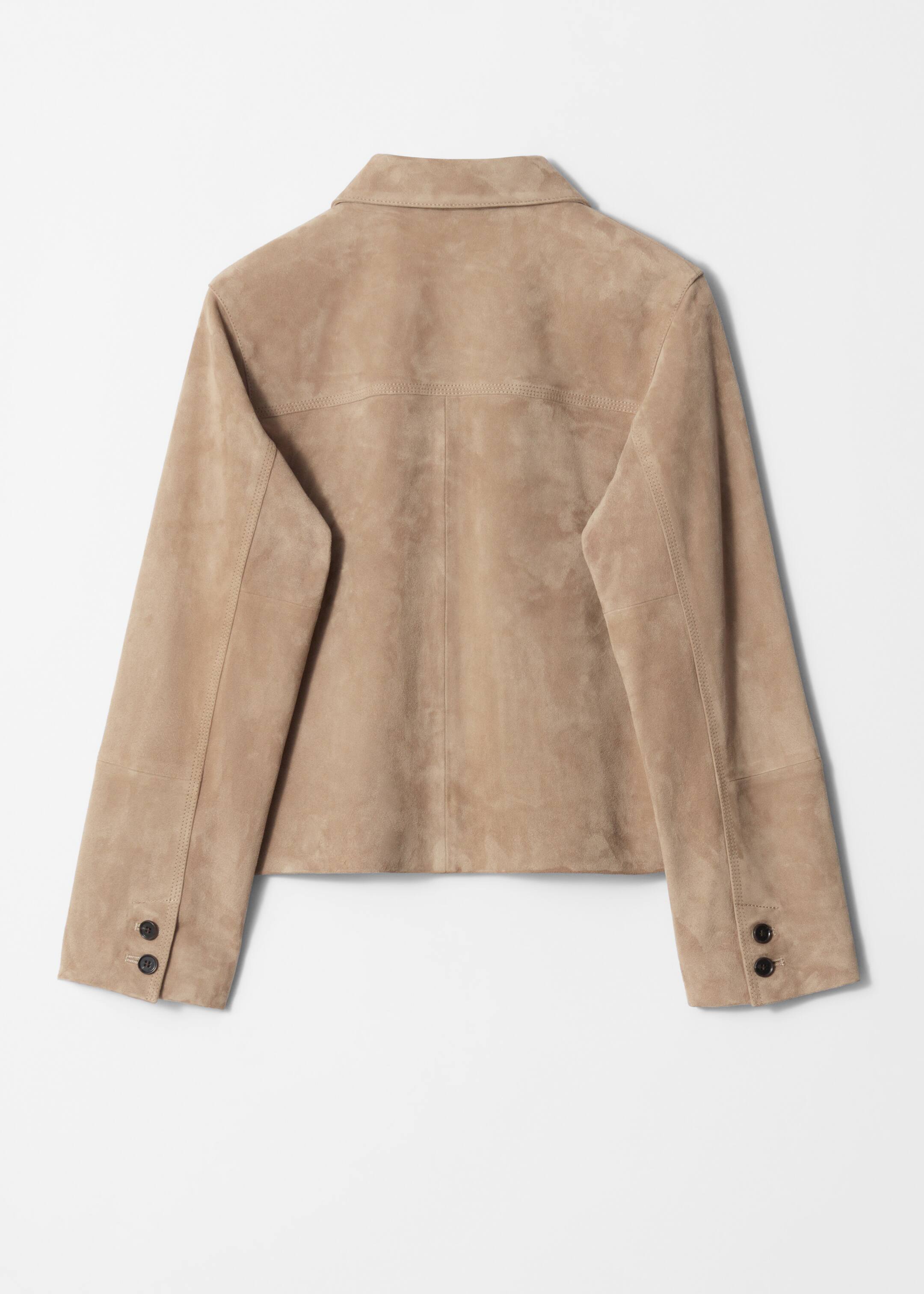 Ingrandisci l'immagine: Patch-Pocket Jacket - Beige Suede - DONNA | H&M CH 2