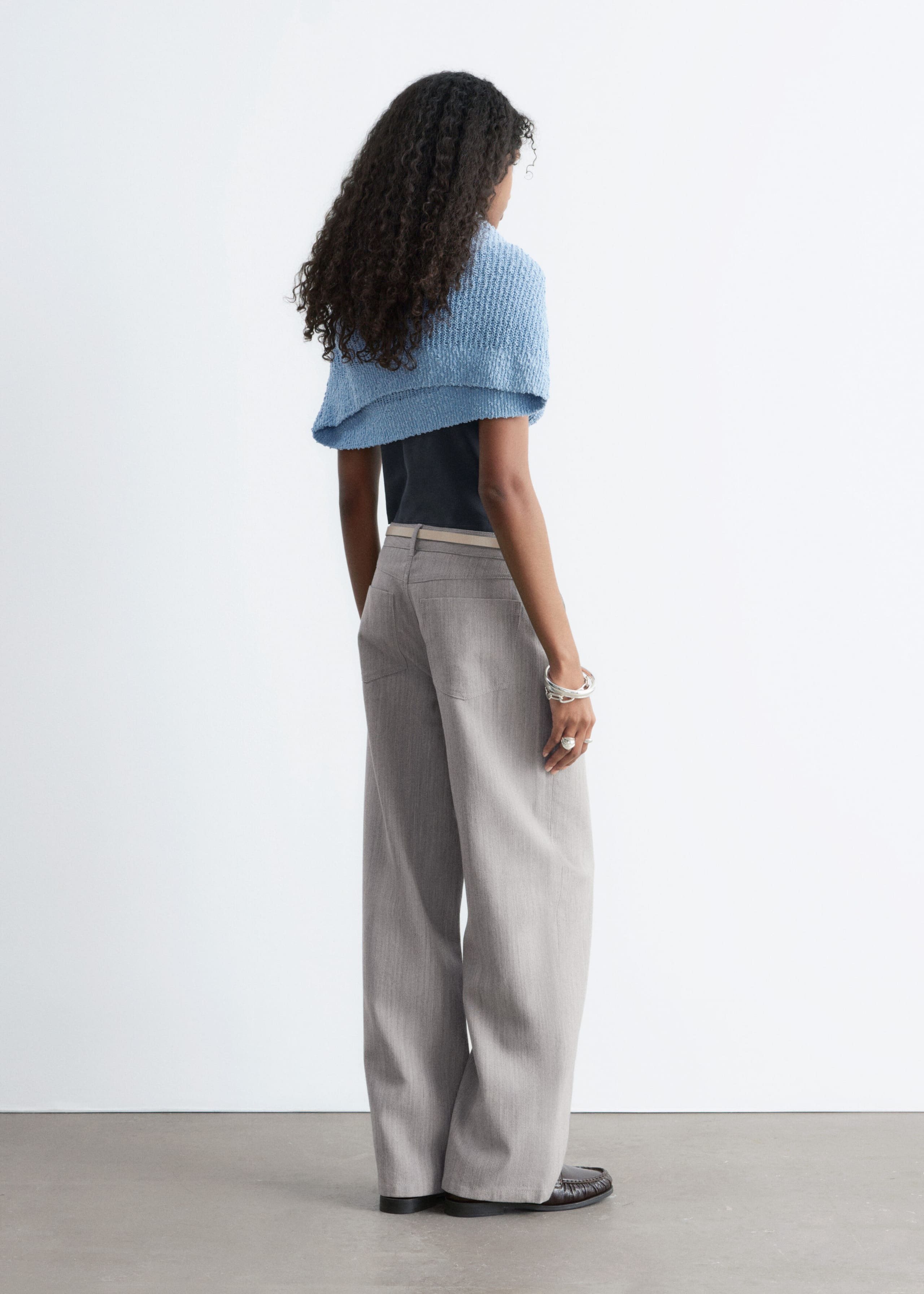 Image of Pantalon large en laine