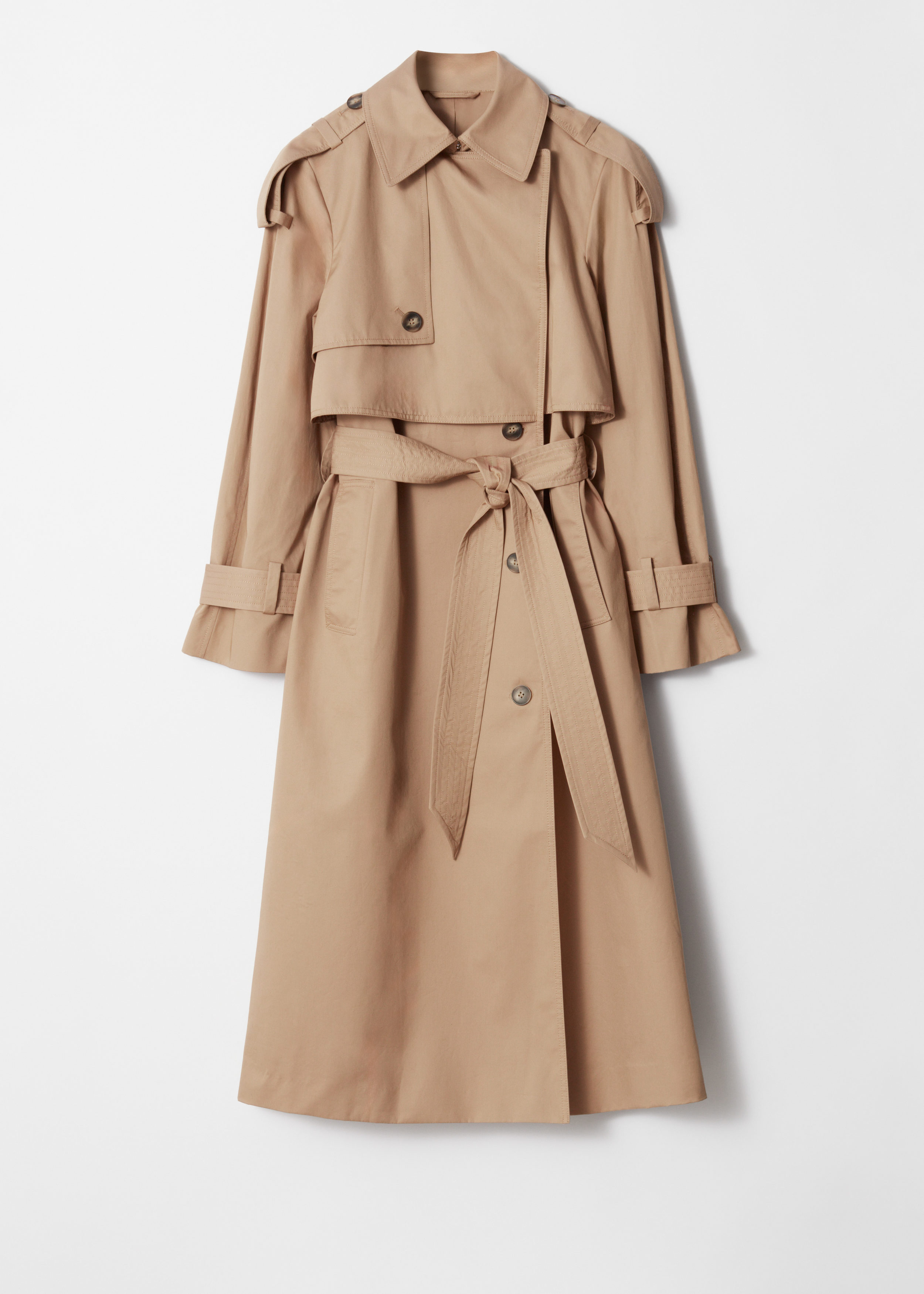 Belted Trench Coat - Beige - Coats - & Other Stories US