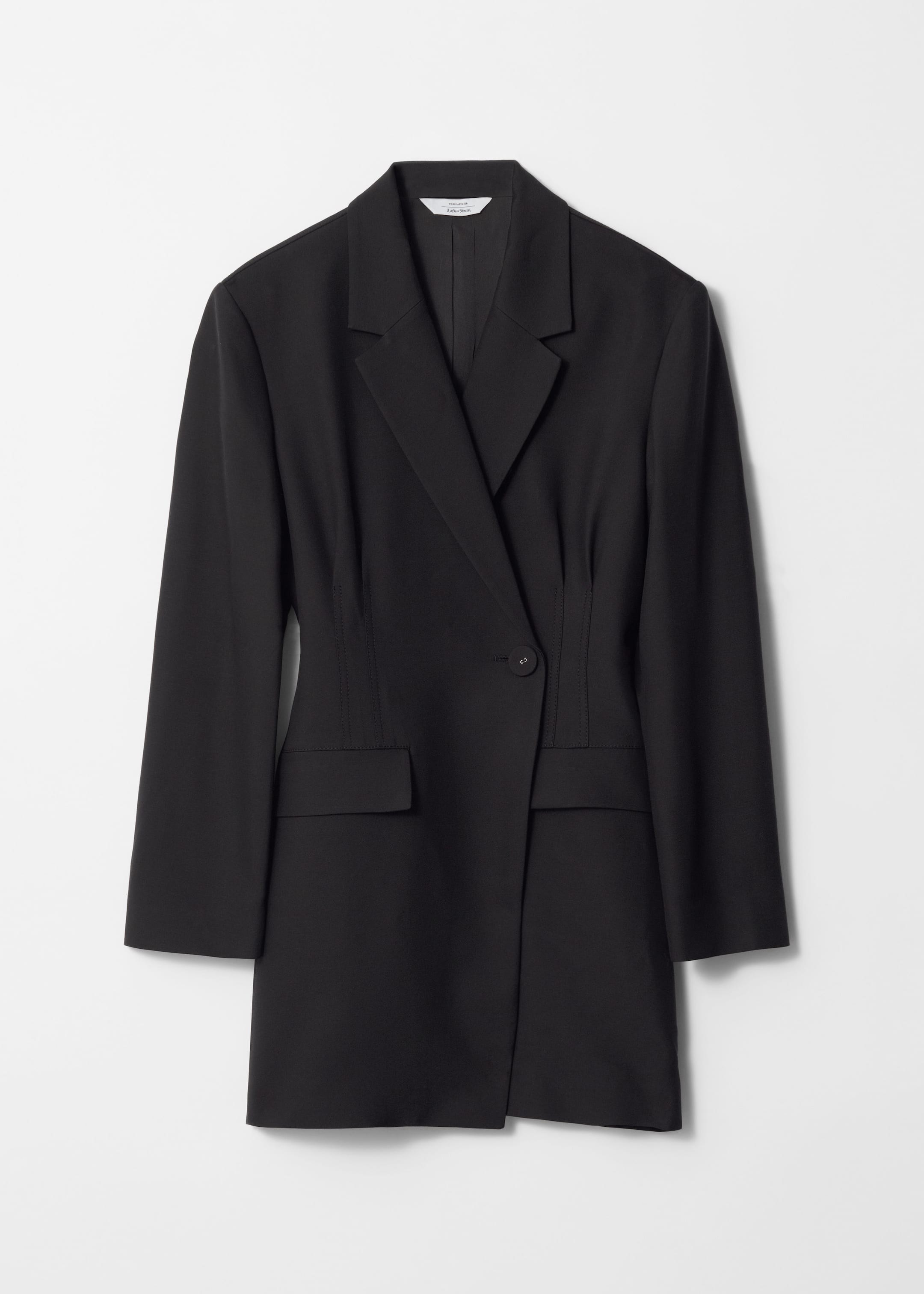 Visualizza immagine più grande: Mini abito blazer strutturato - Nero - DONNA | H&M IT 1