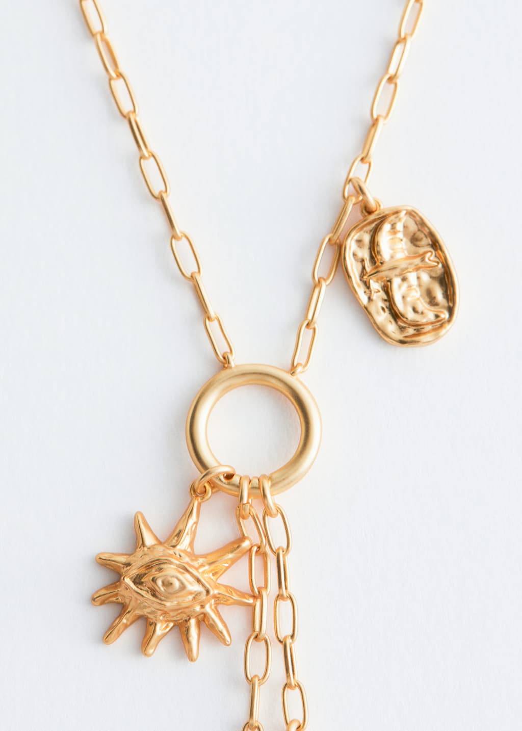 Image of Charm Lariat Necklace