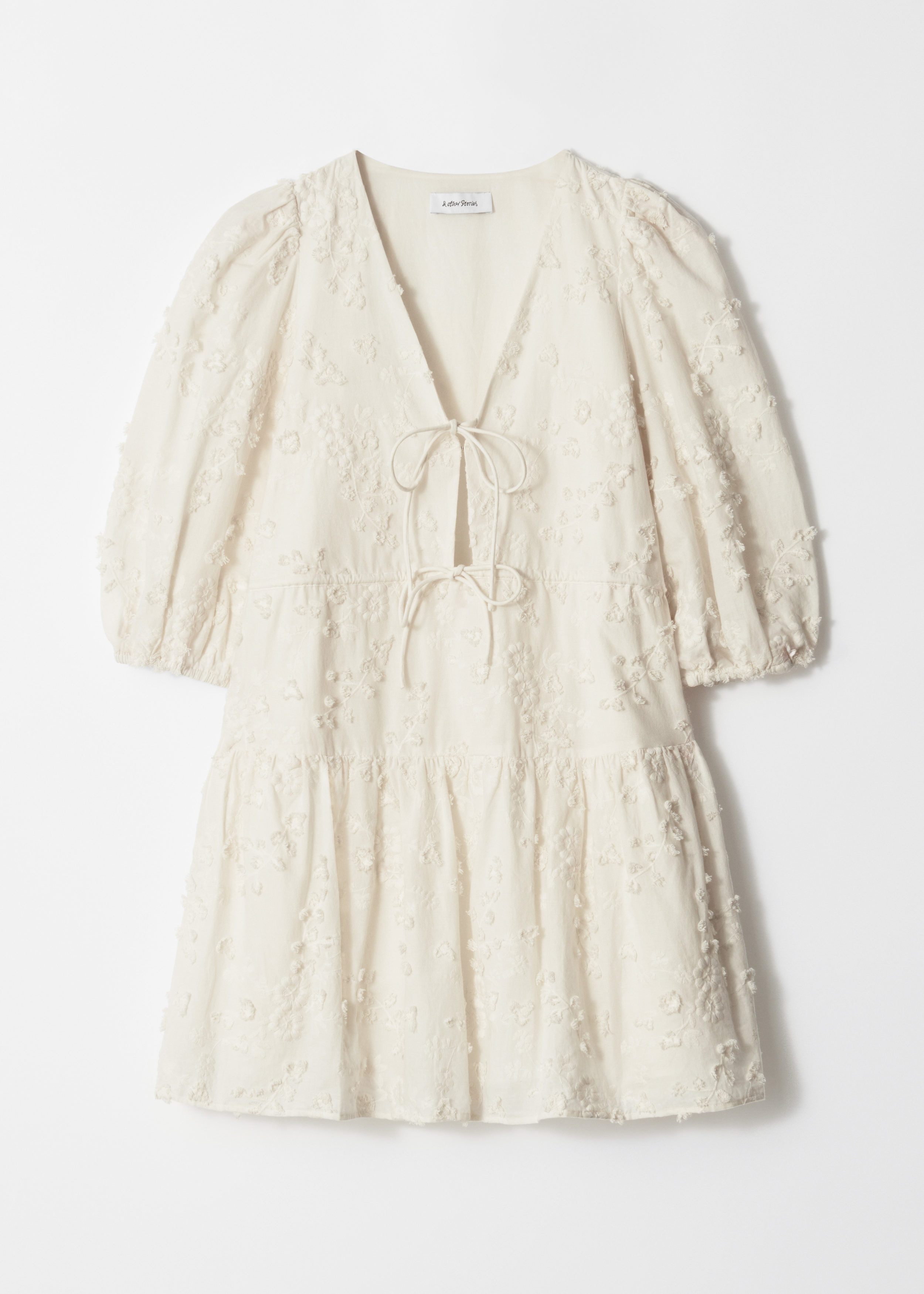 Embroidered Mini Dress