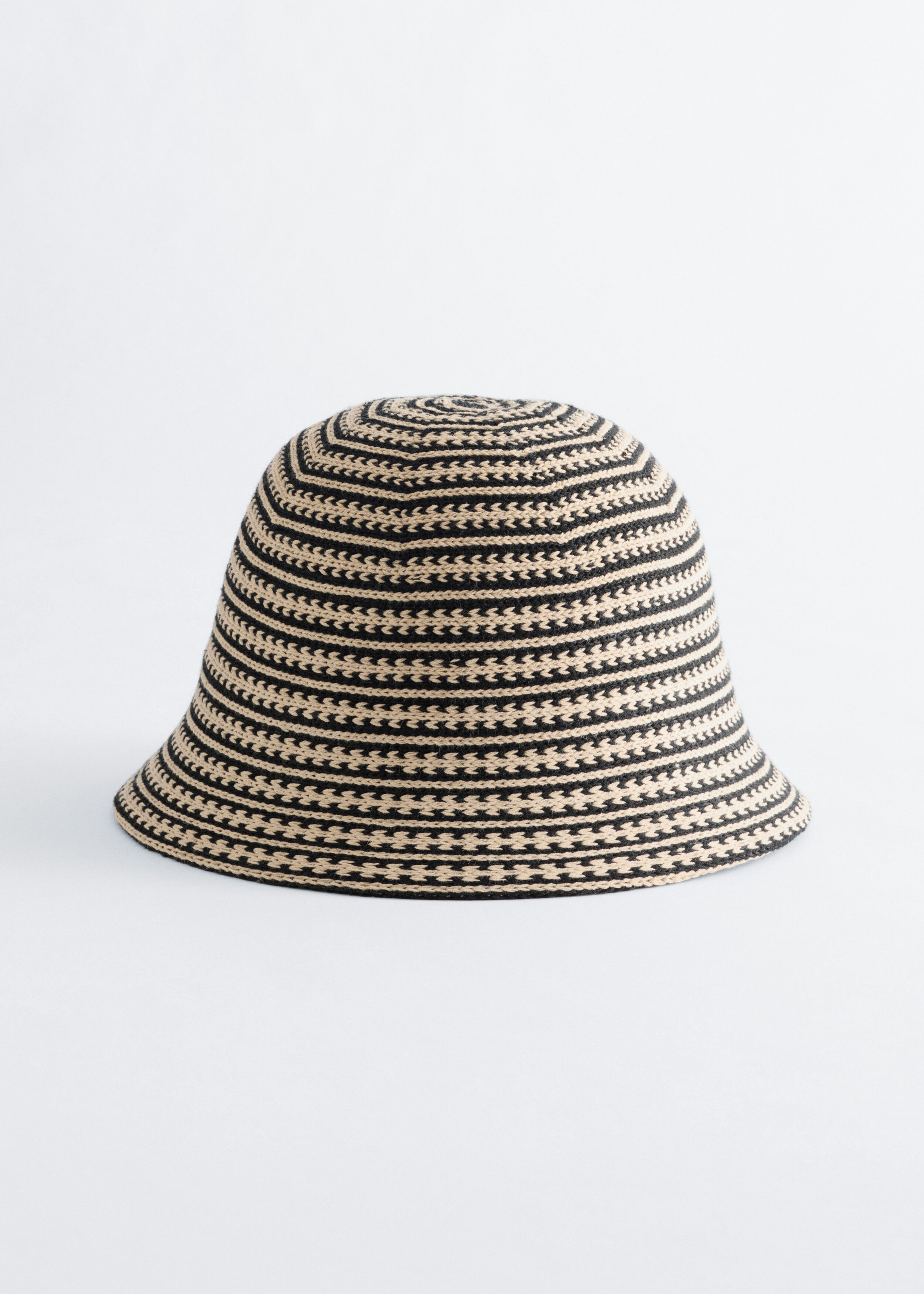 Crochet Bucket Hat - Black/Sand - Accessories | & Other Stories US