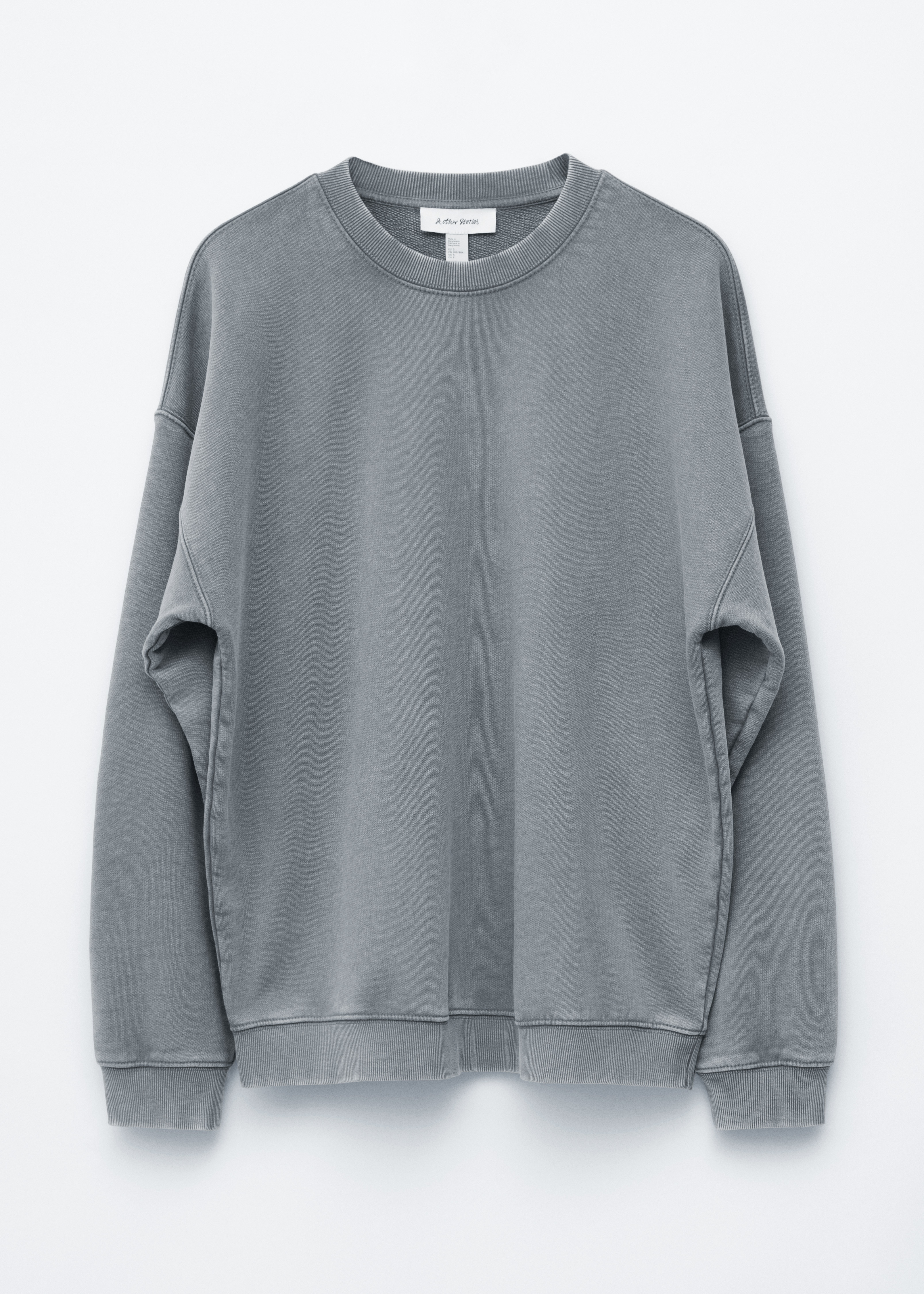 Sweat oversize - Gris/Pêche/Orange