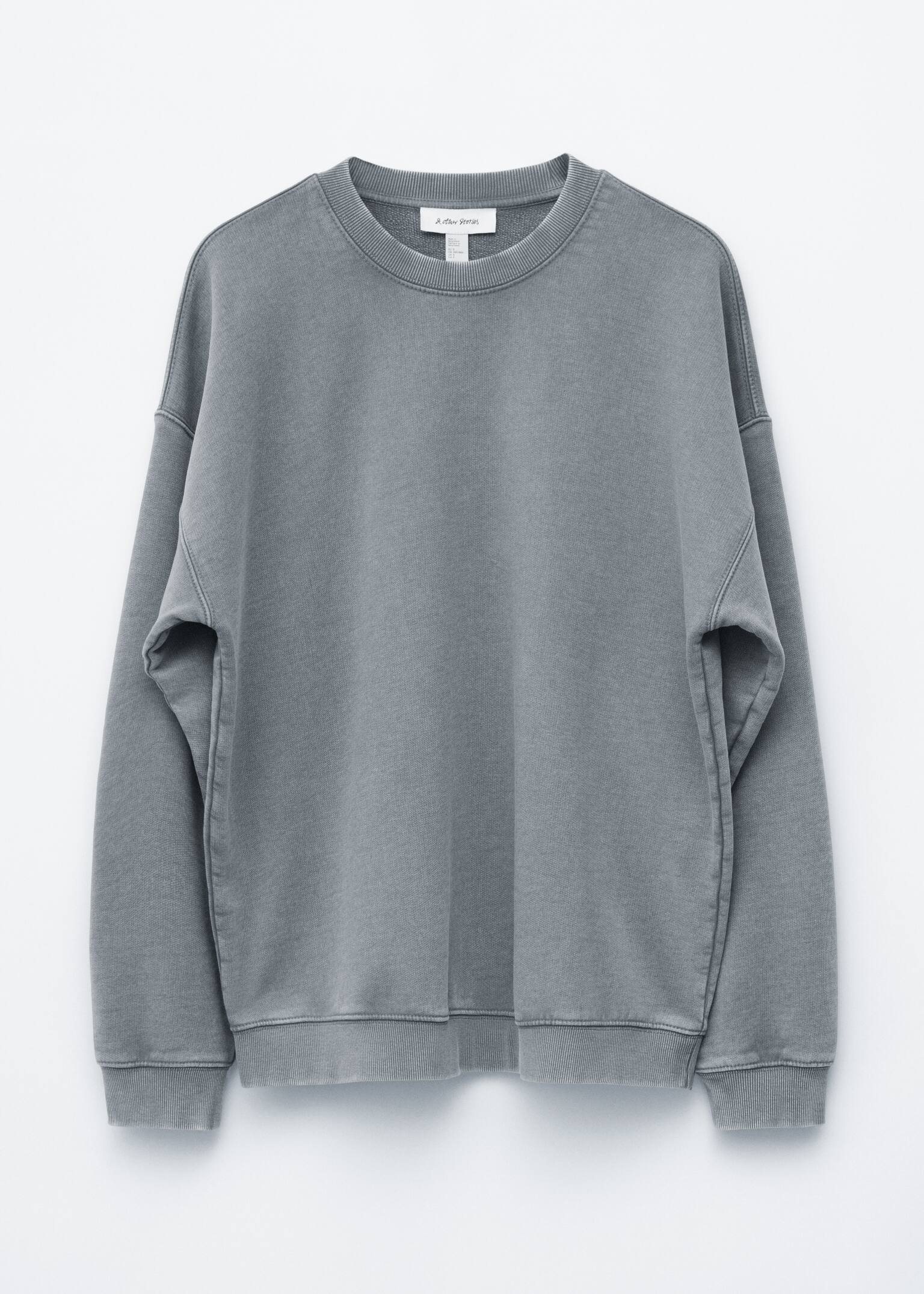 Sweat oversize - Gris/Pêche/Orange - 2