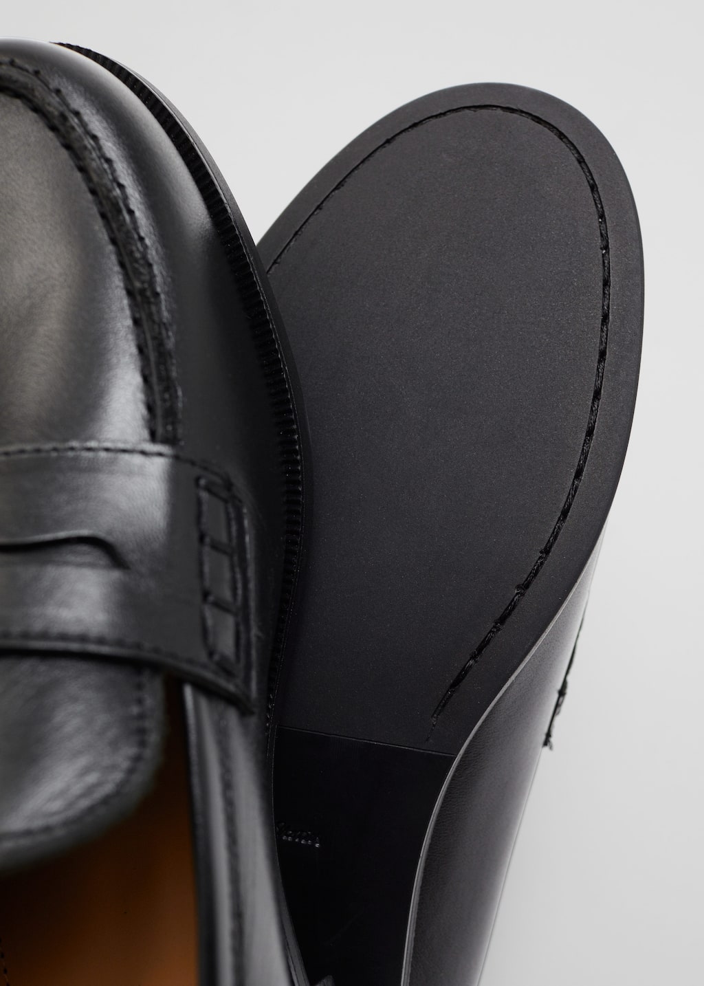 Image of Leather Penny Loafers