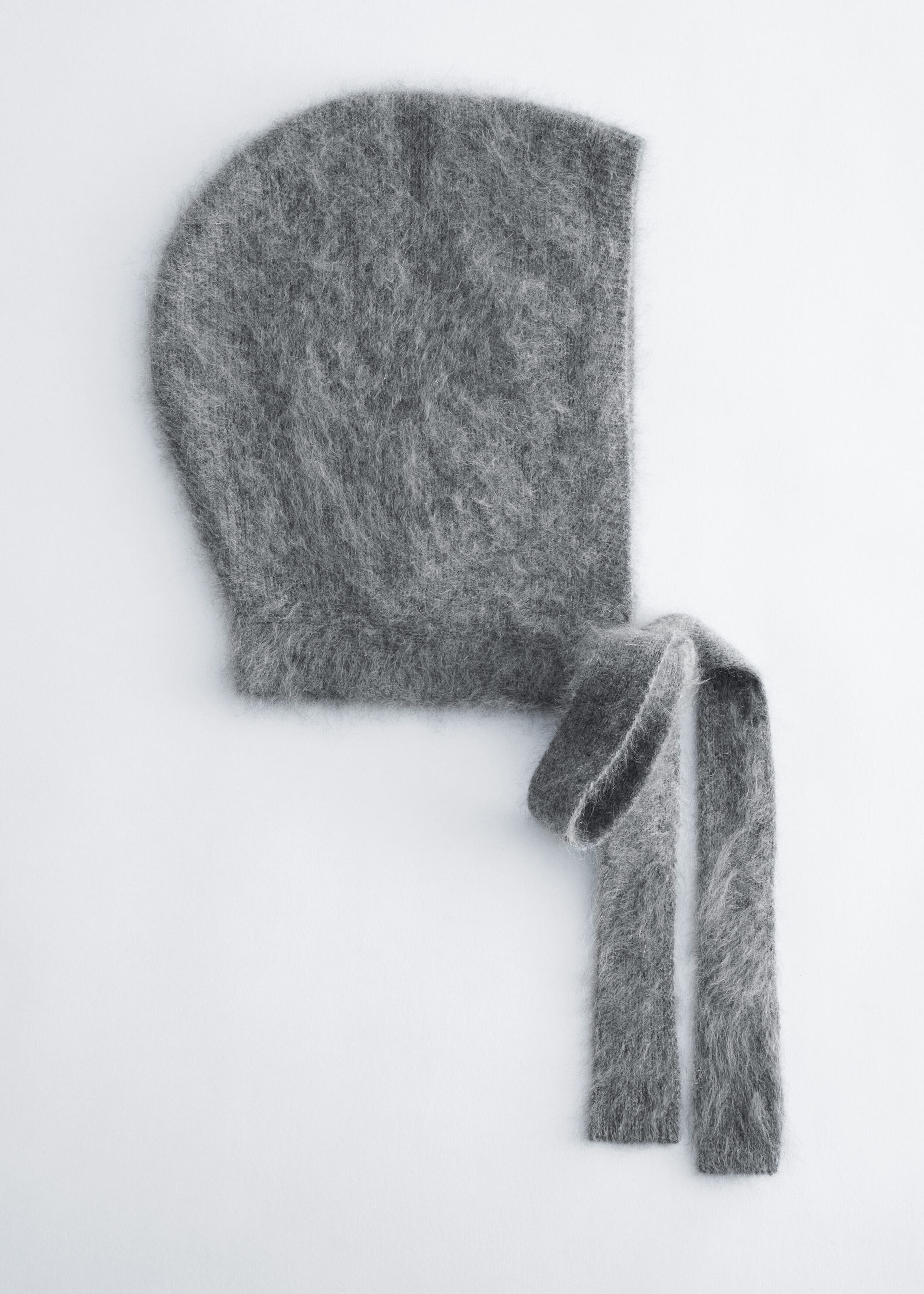 Brushed Cashmere Bonnet - Grey - Still Life