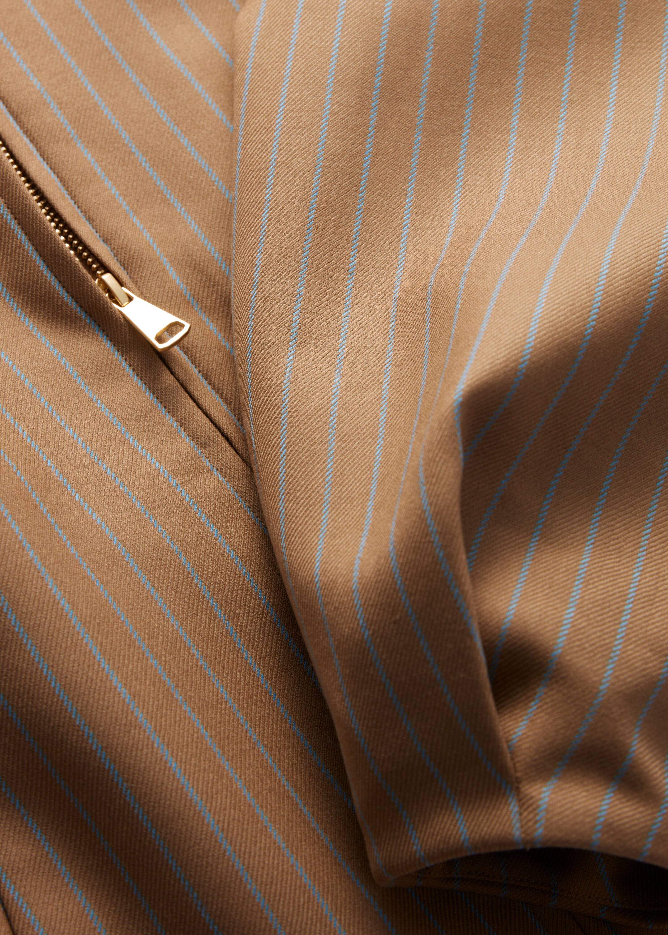 Visualizza immagine più grande: Giacca cropped in lana - Beige con motivo gessato - DONNA | H&M IT 4