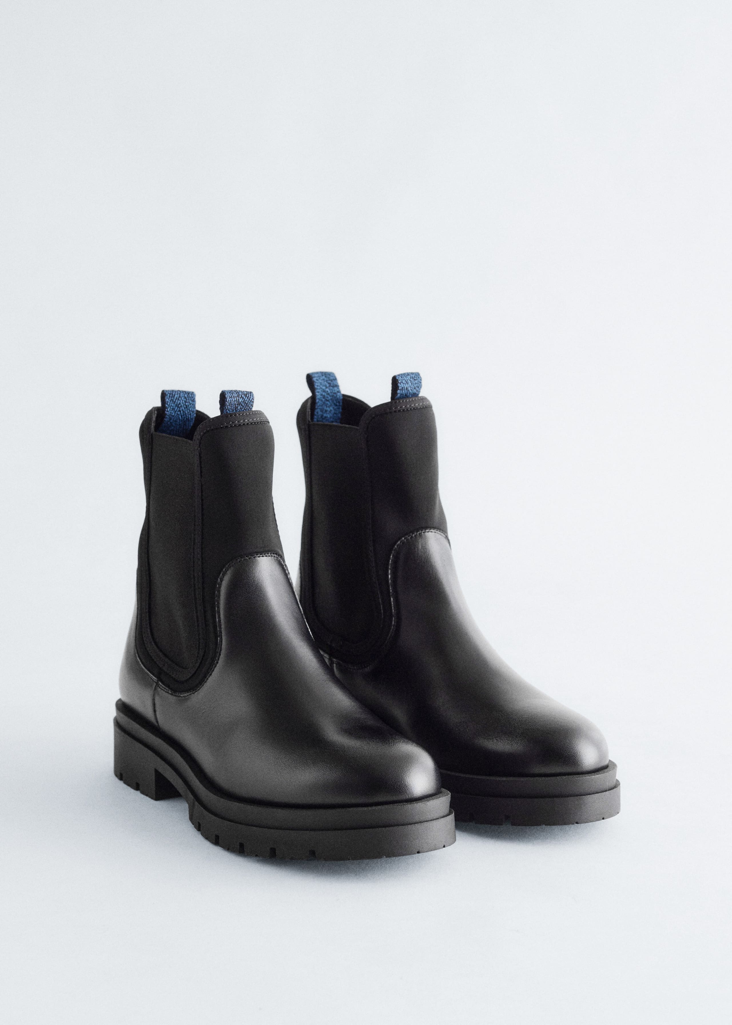 Image of Chelseaboots i läder