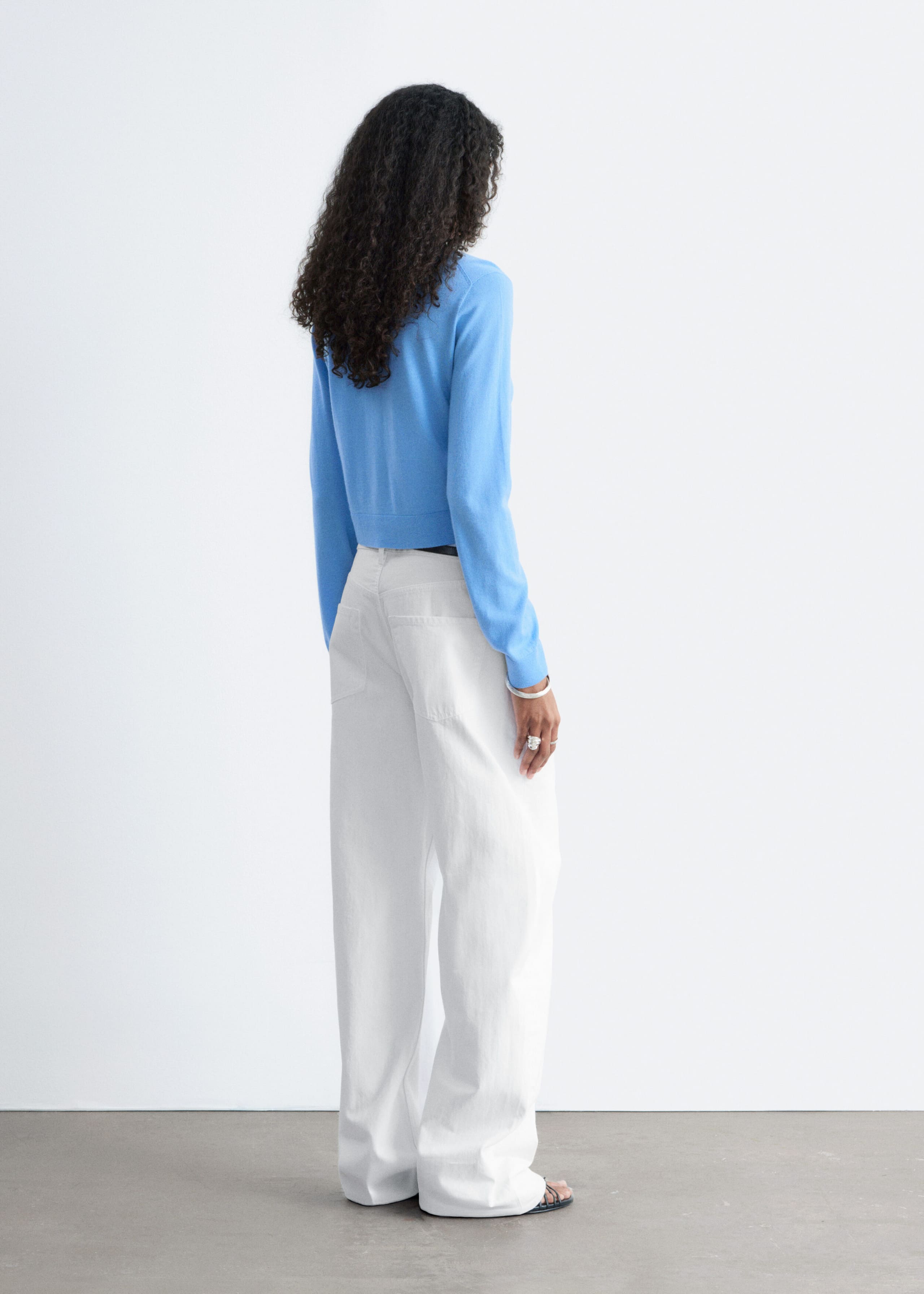 Image of Cropped Cashmere Cardigan