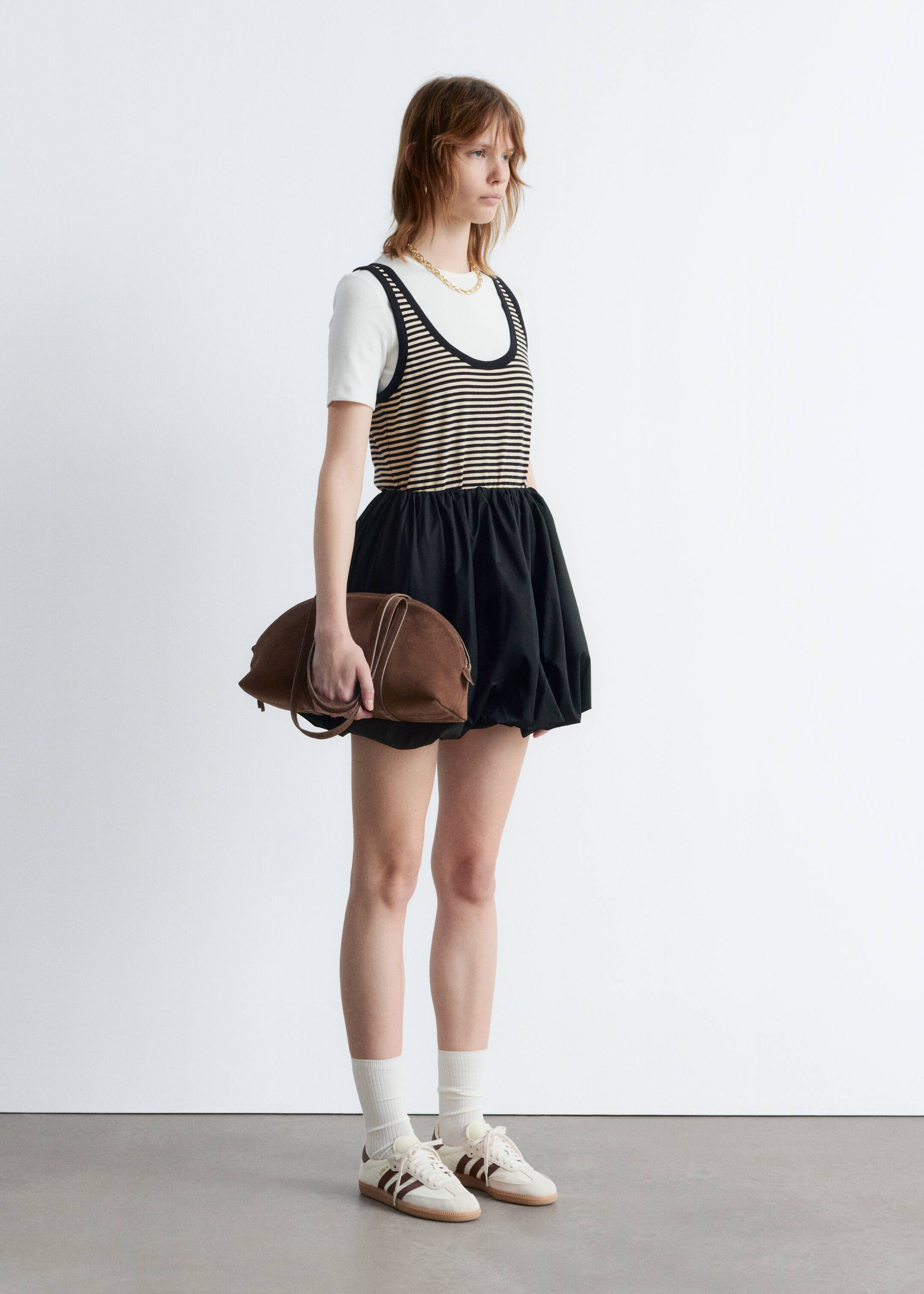Преглед на по-голямо изображение: Contrast-Trim Tank Top - Бежово/Черно райе - ЖЕНИ | H&M BG 5