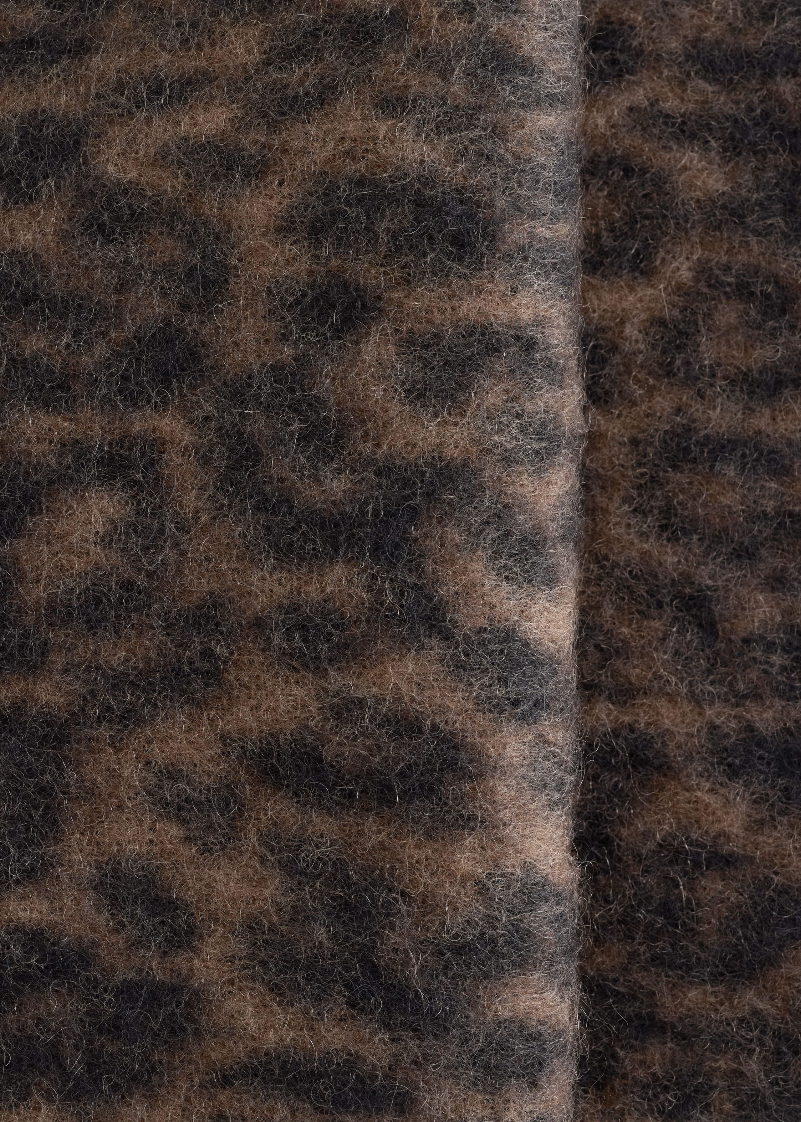 Image of Mohair-Blend Fringed Scarf