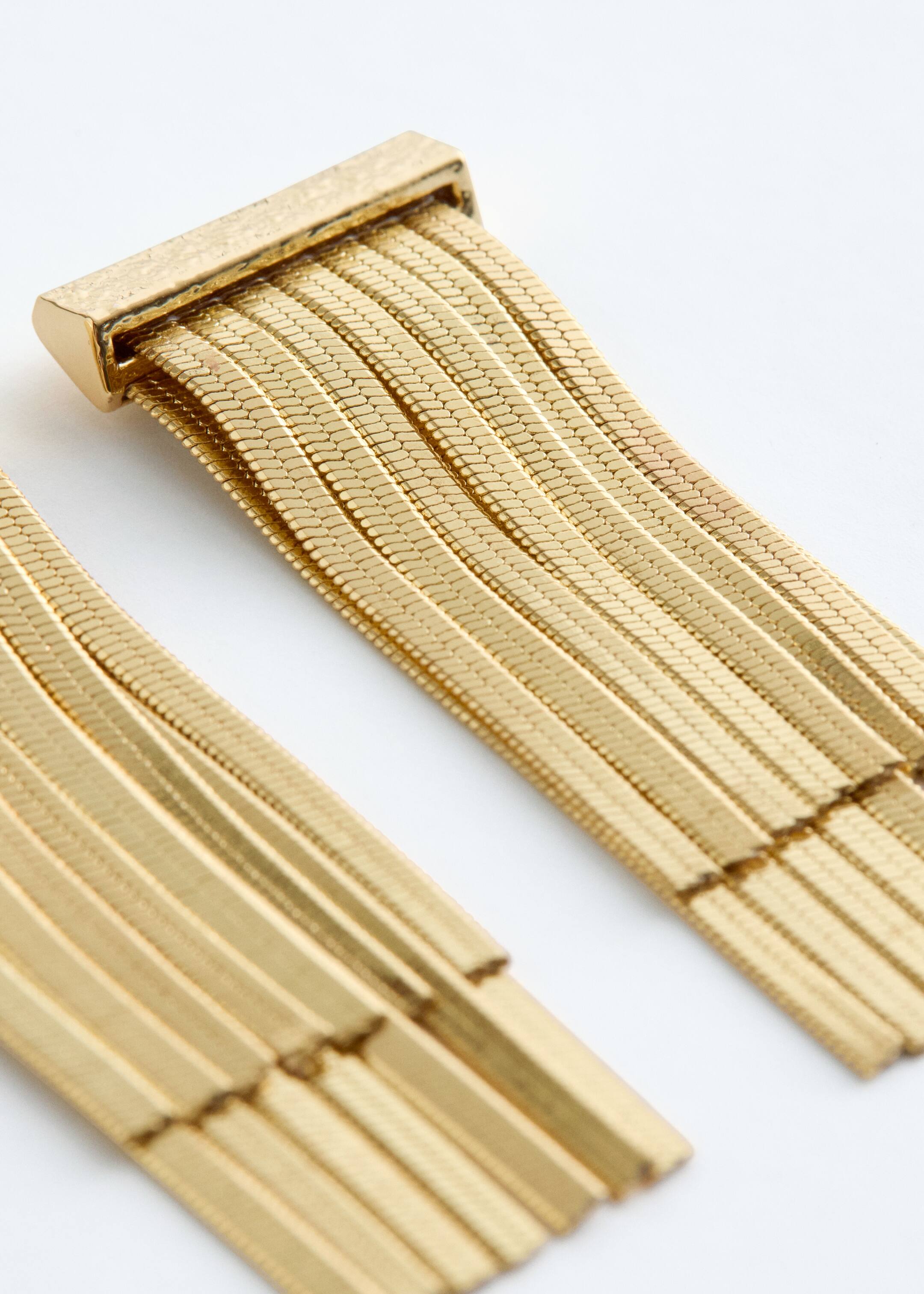 View larger image: Snake Chain Pendant Earrings - Gold - Ladies | H&M GB 3