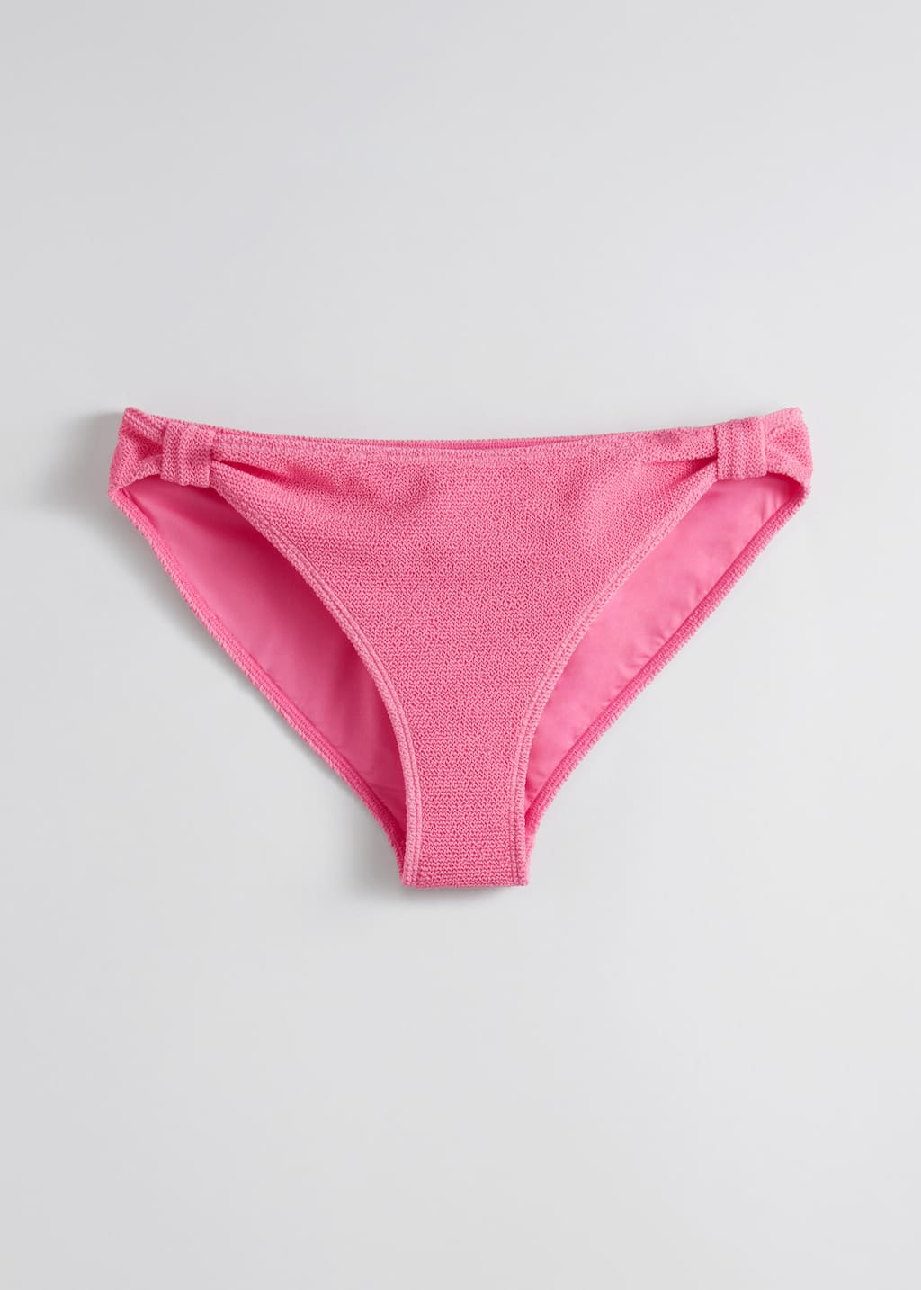 Textured Bikini Briefs - Blue - Still Life