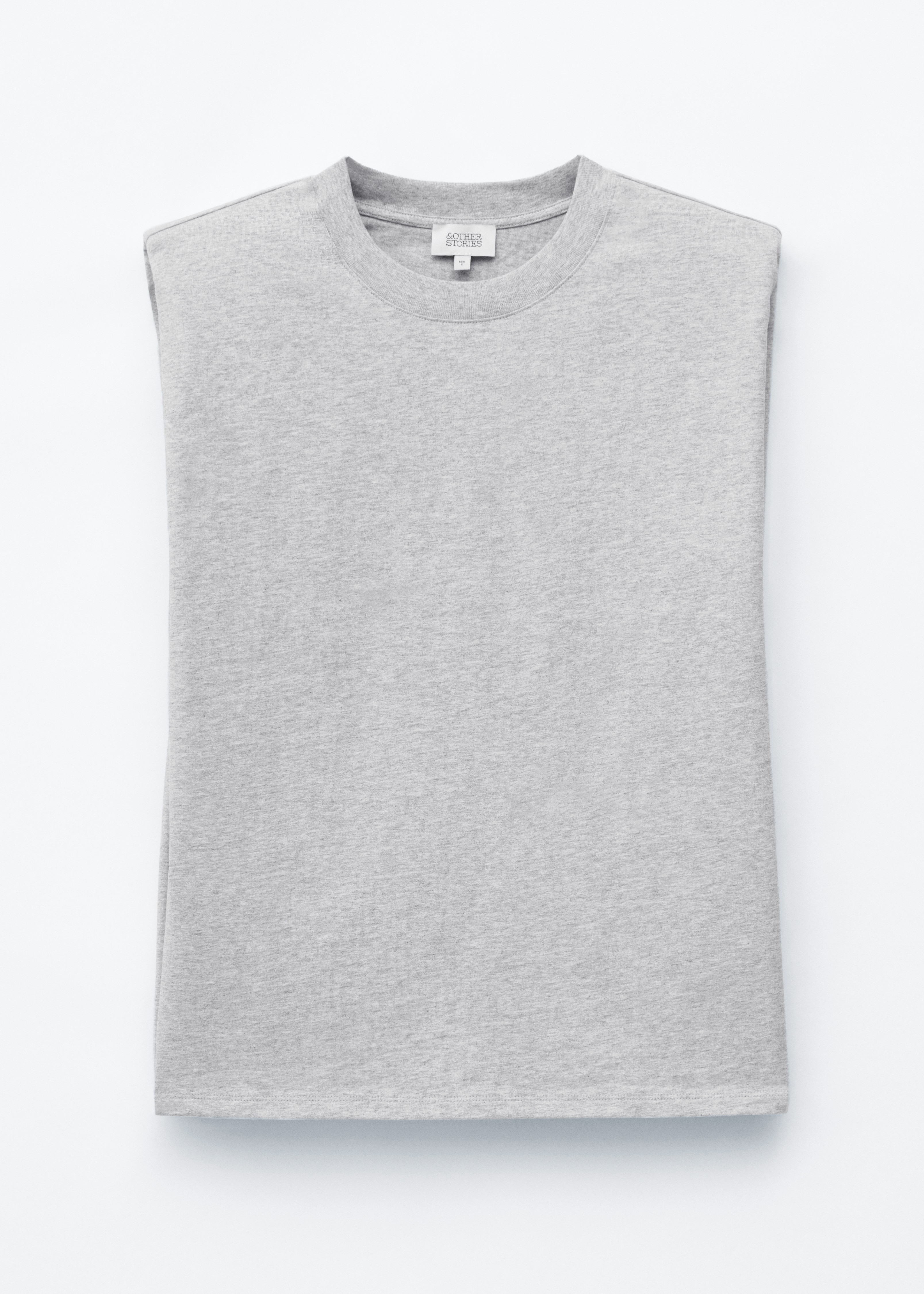 Top senza maniche - Grigio/Bianco