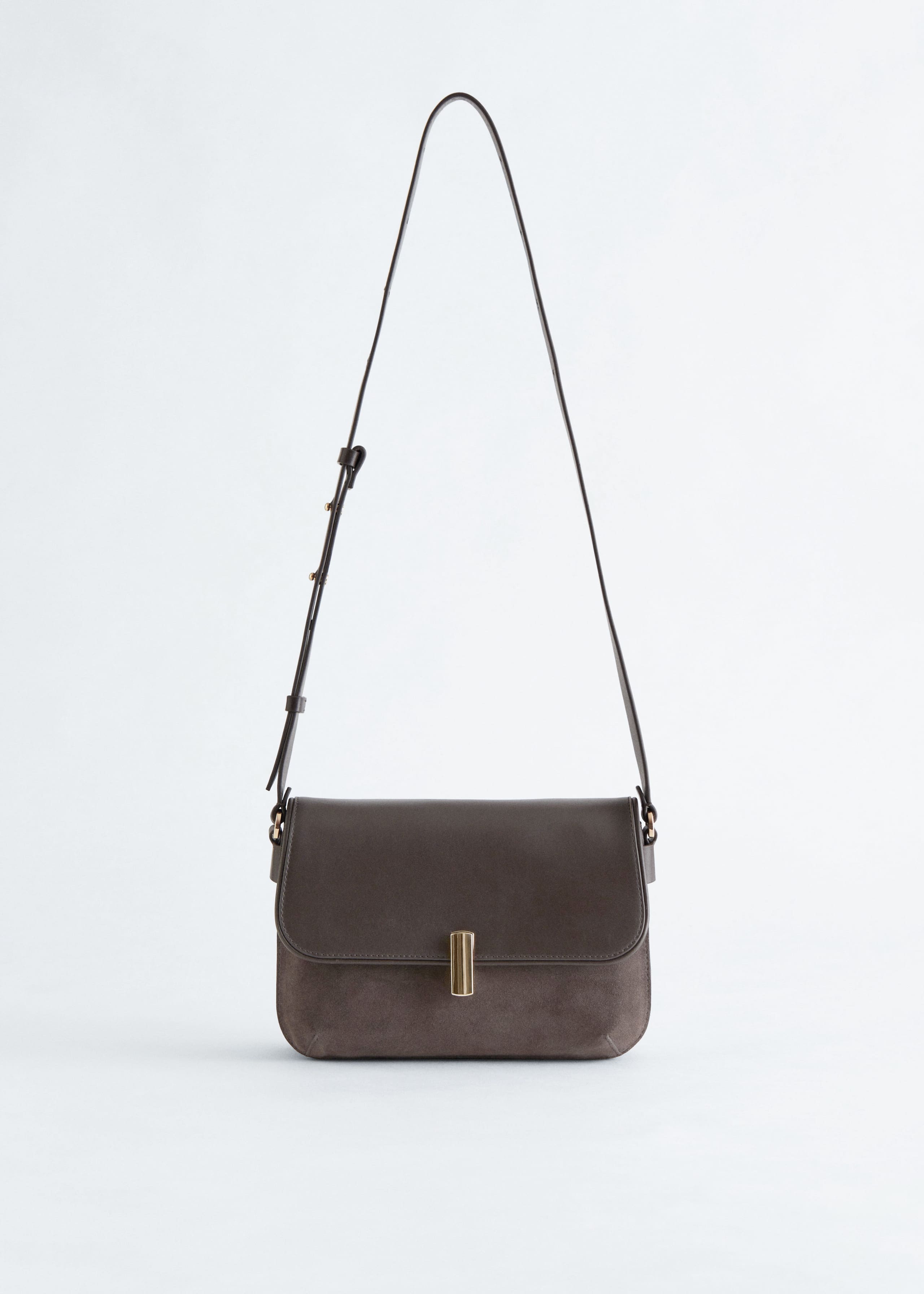Image of Dual Leather Crossbody Bag