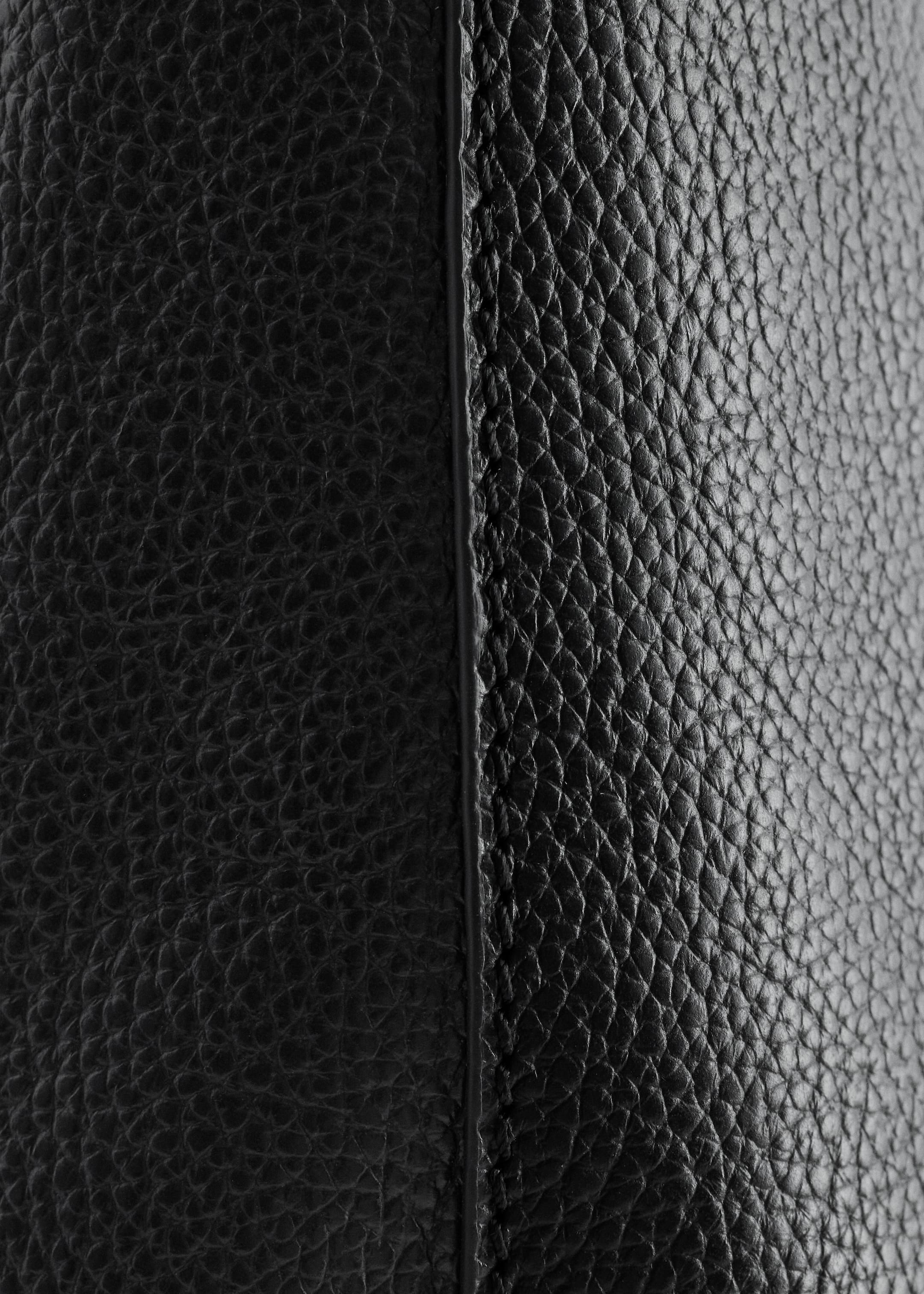 Agrandir l'image: Sac cabas classique en cuir - Noir - FEMME | H&M CH 3