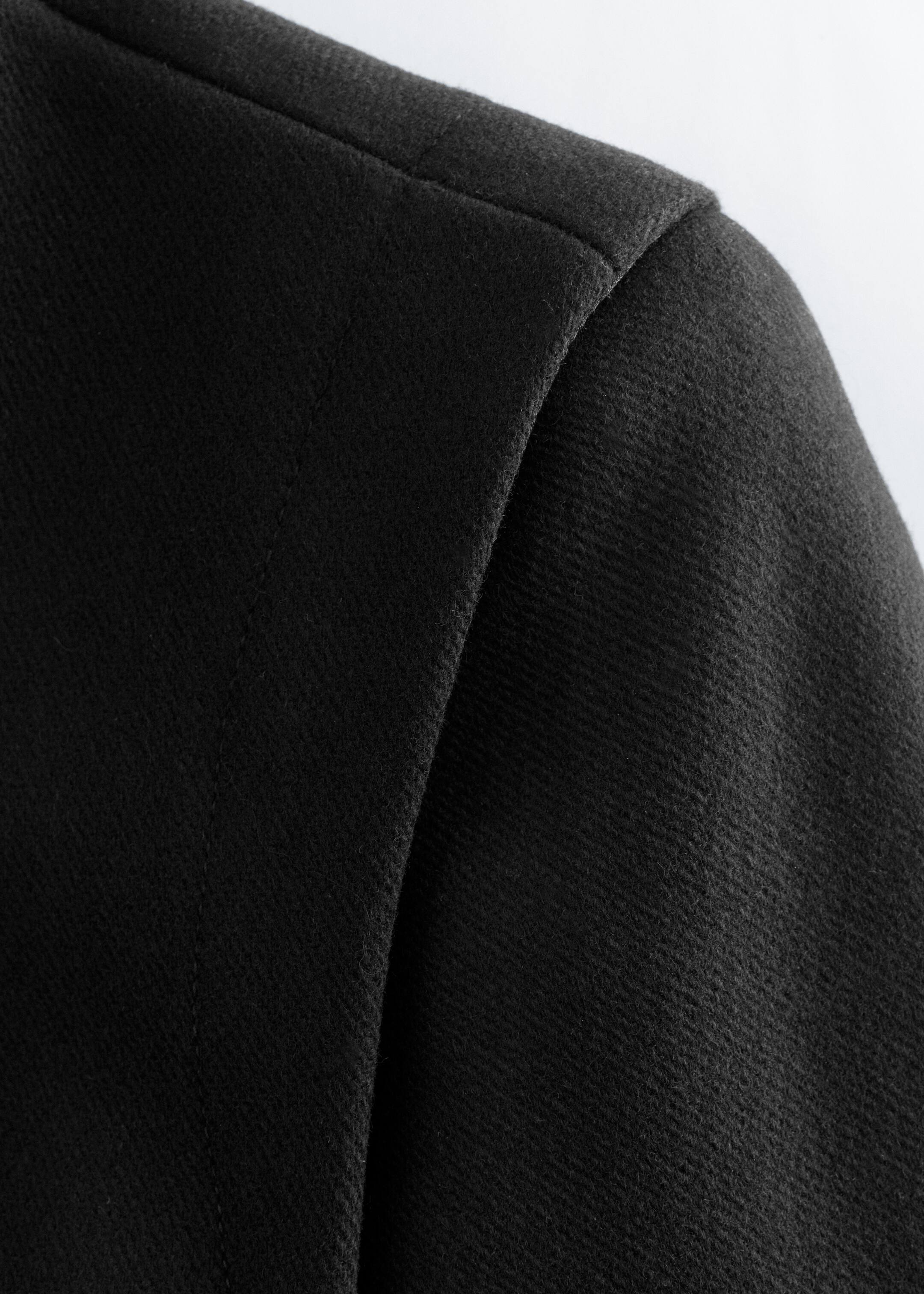 Ingrandisci l'immagine: Wool Maxi Coat - Black - DONNA | H&M CH 4