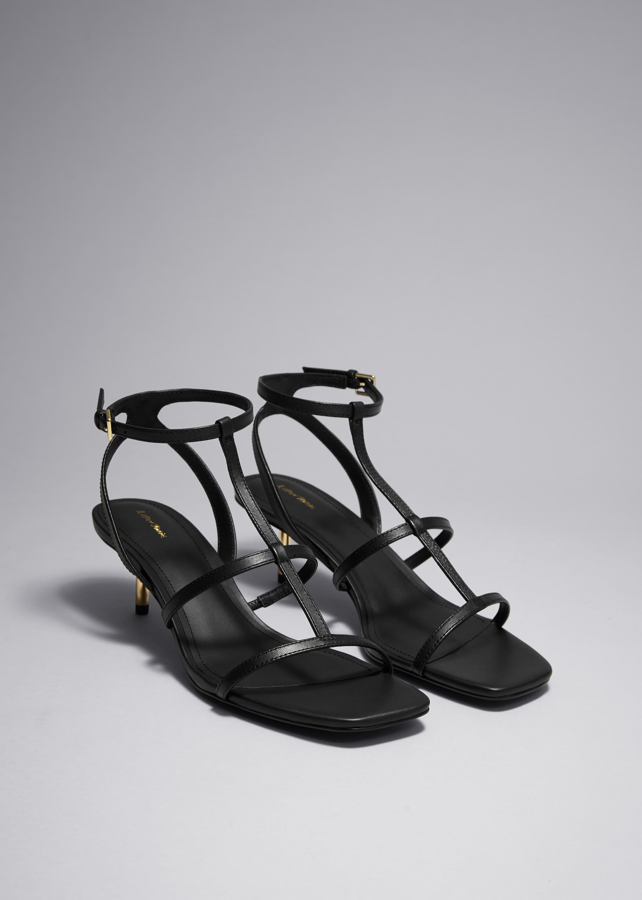 Größeres Bild ansehen: Ledersandalen mit Absatz - Schwarz - Ladies | H&M DE 2