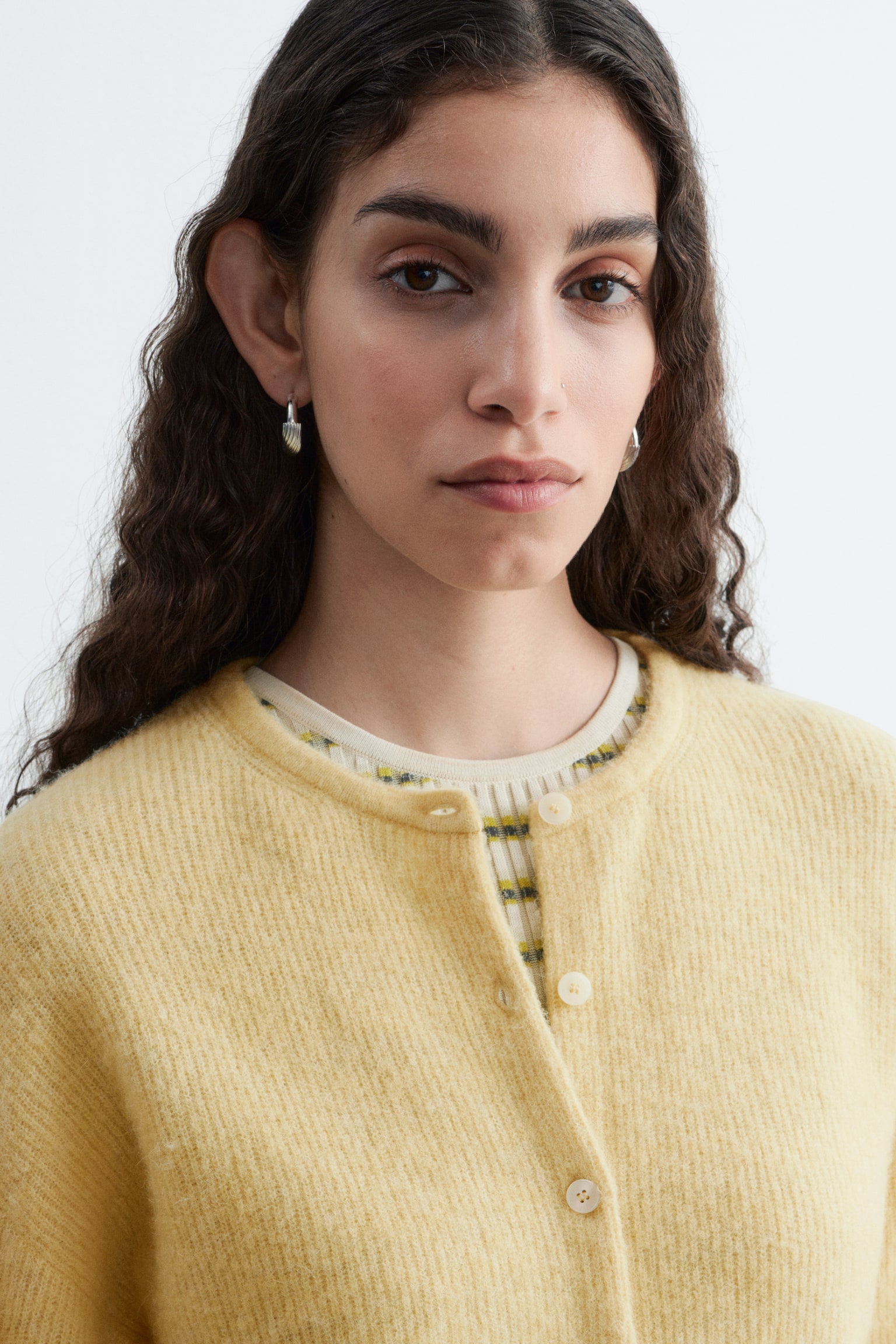 Alpaca-Blend Knitted Cardigan - 5