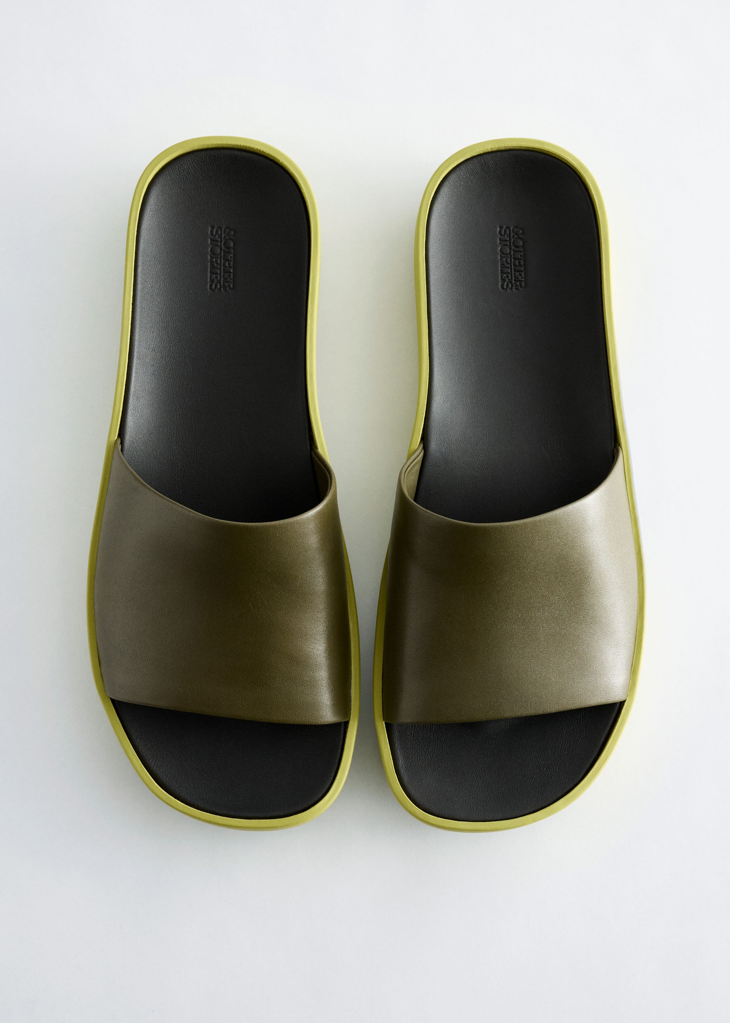 Image of Slip-On Leather Sandals