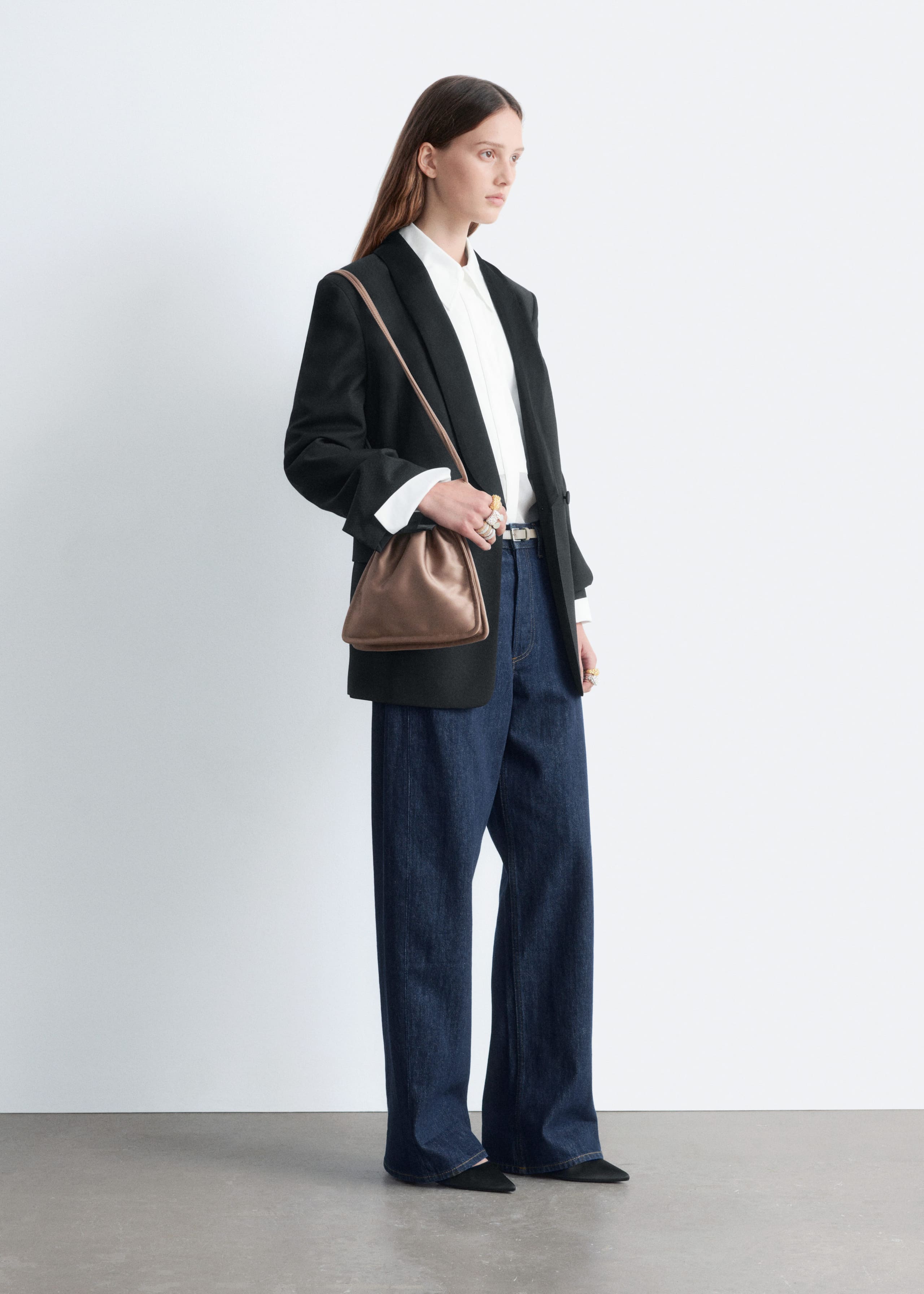 Image of Double-Breasted Wool Blazer