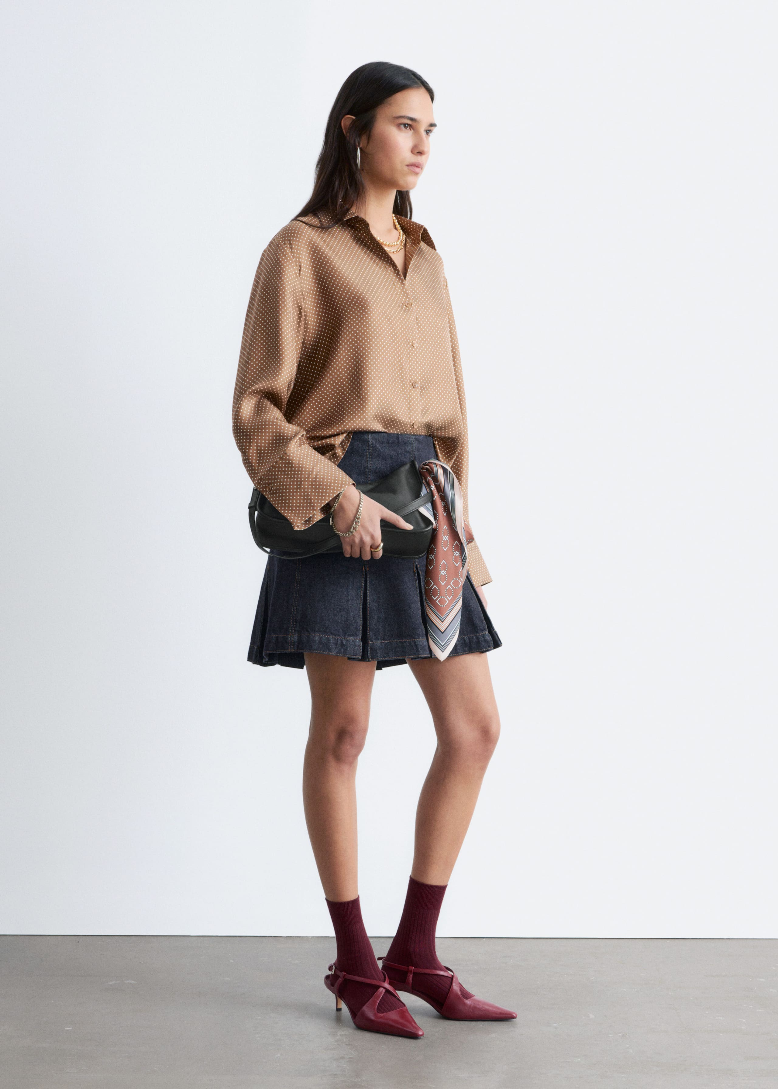 Image of Relaxed Silk Shirt