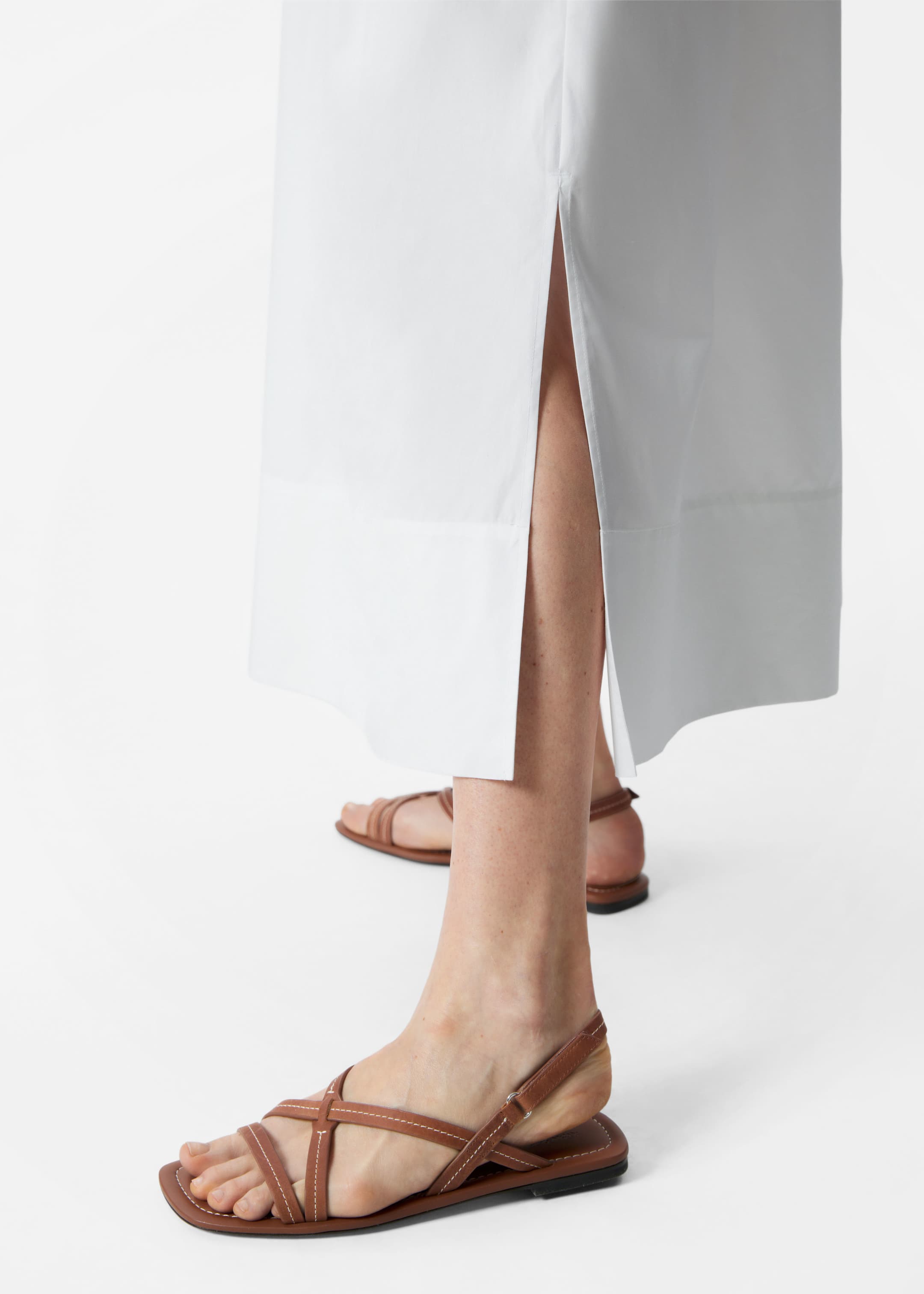 Visualizza immagine più grande: Gonna midi a trapezio - Bianco - DONNA | H&M IT 3
