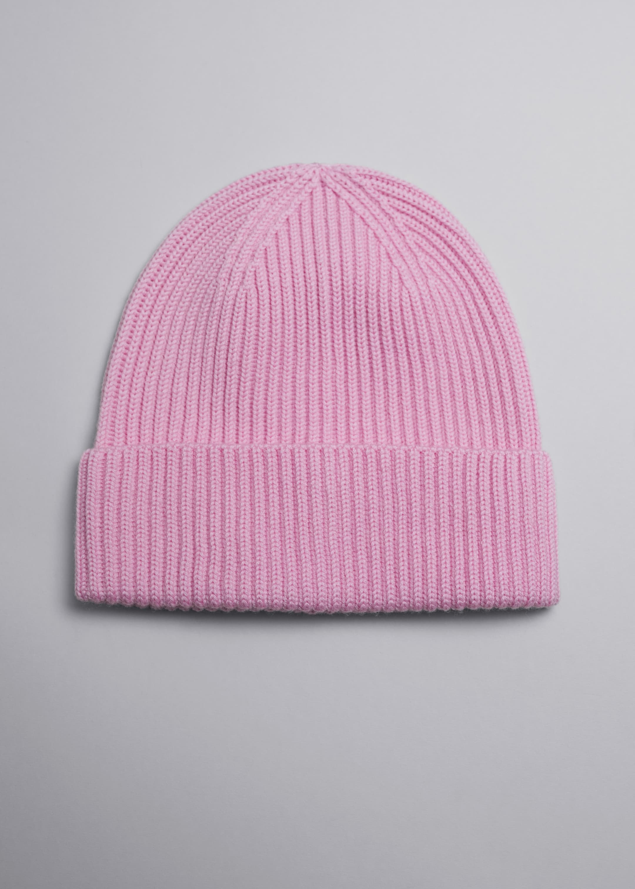 Se større billede: Ribbet hue i uld - Pink - DAME | H&M DK 1