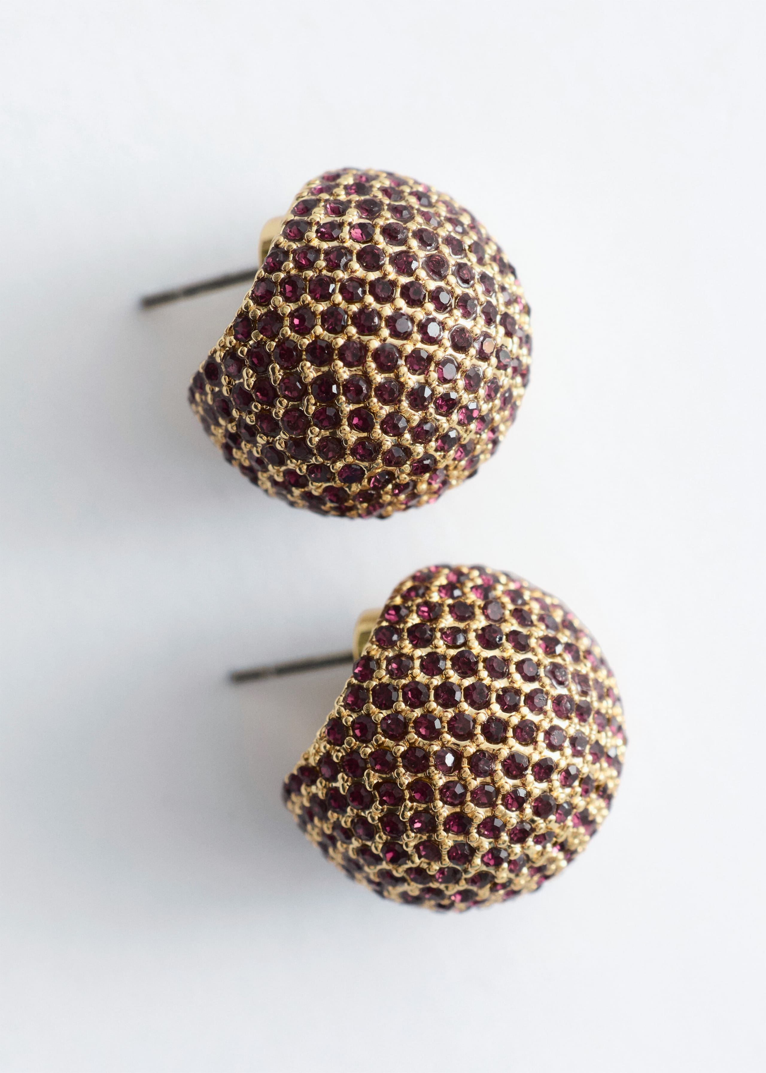 Image of Orecchini a sfera con strass