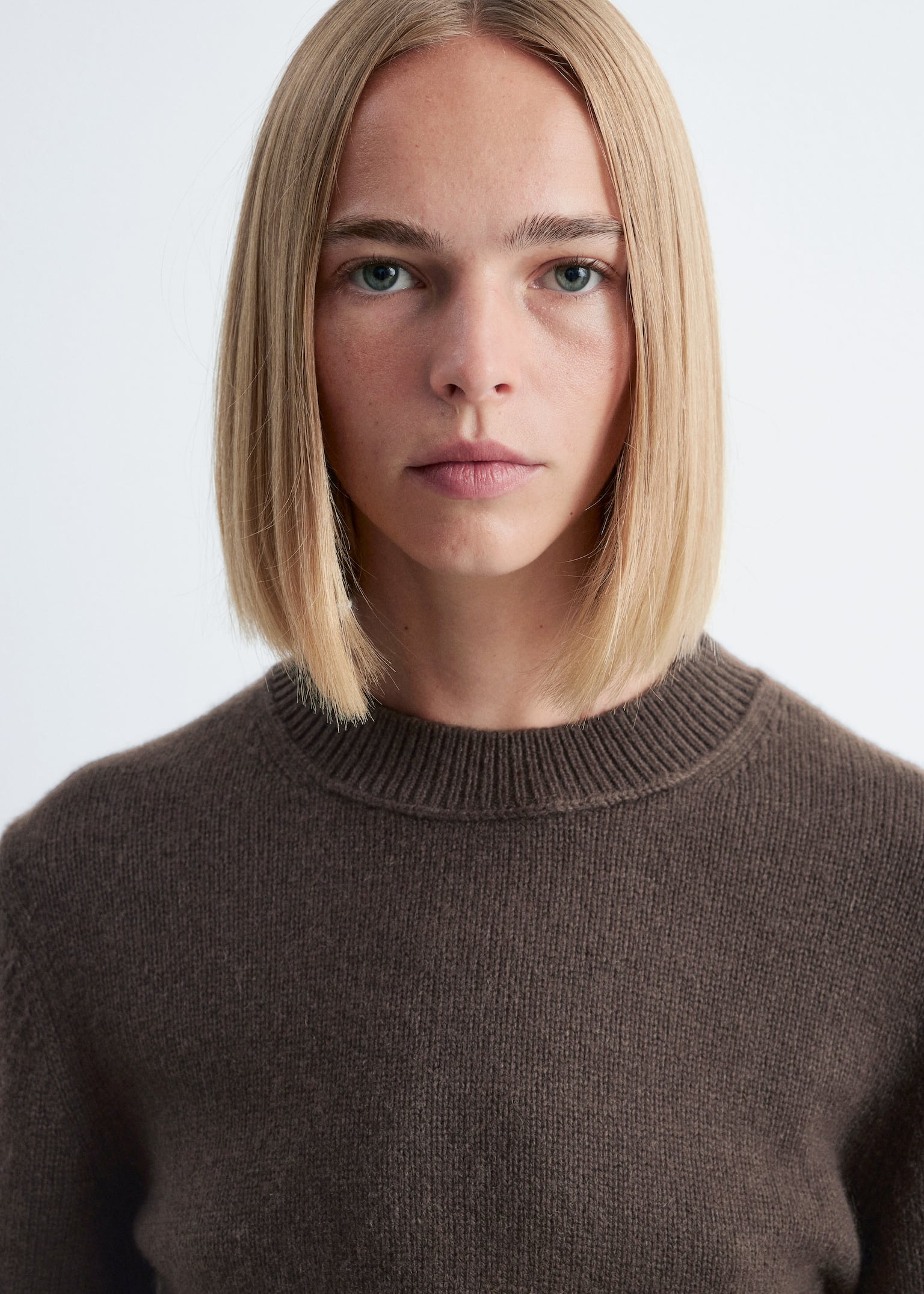 Cashmere-Blend Jumper - Dark Brown/Dark Mole/Black - 4