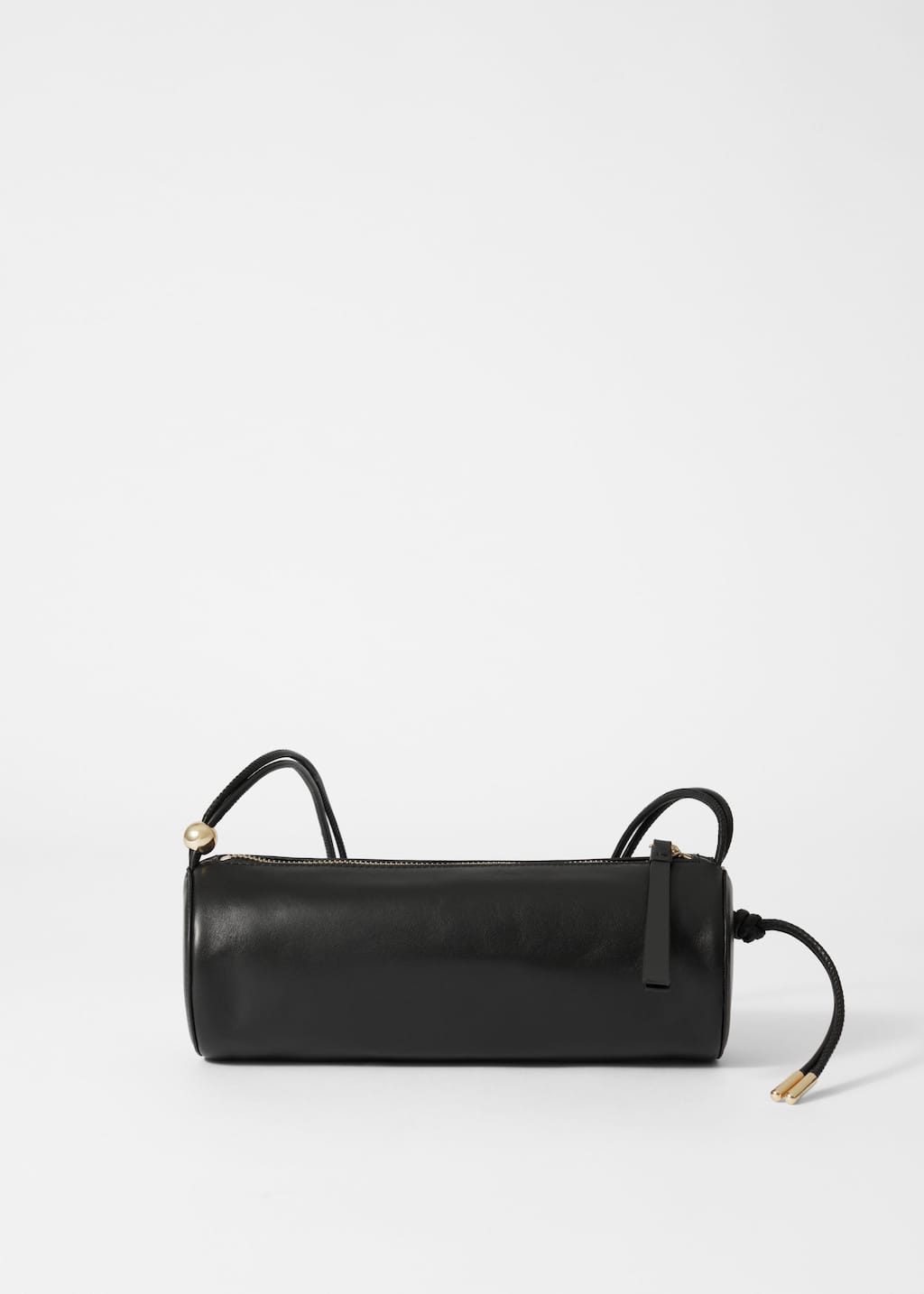 Barrel-Tasche aus Leder