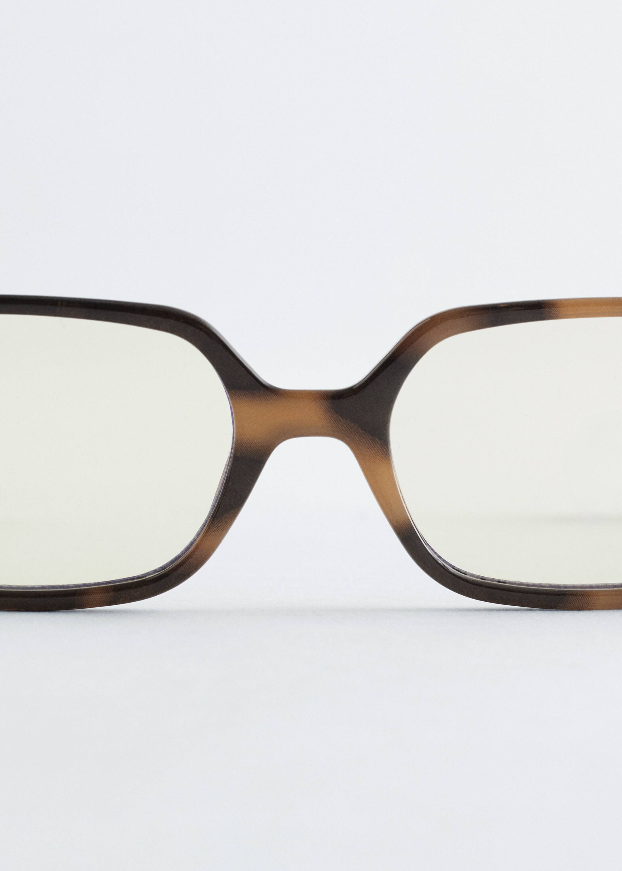 Ingrandisci l'immagine: Elongated Rectangular-Frame Sunglasses - Brown Tortoise/Transparent - DONNA | H&M CH 5