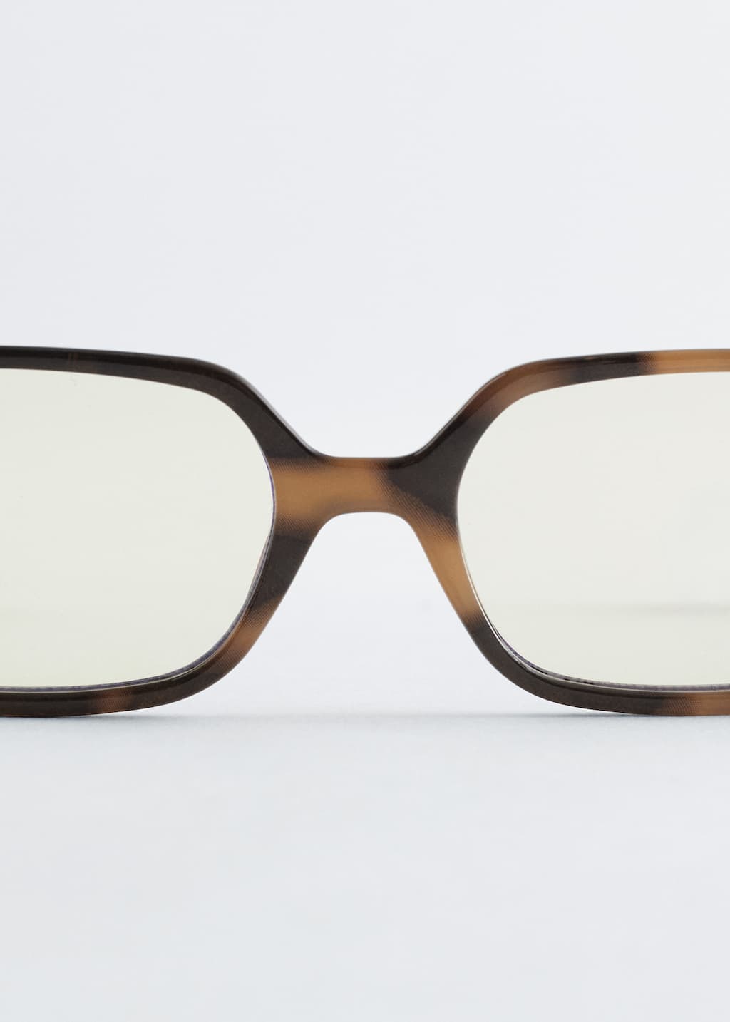 Image of Elongated Rectangular-Frame Sunglasses