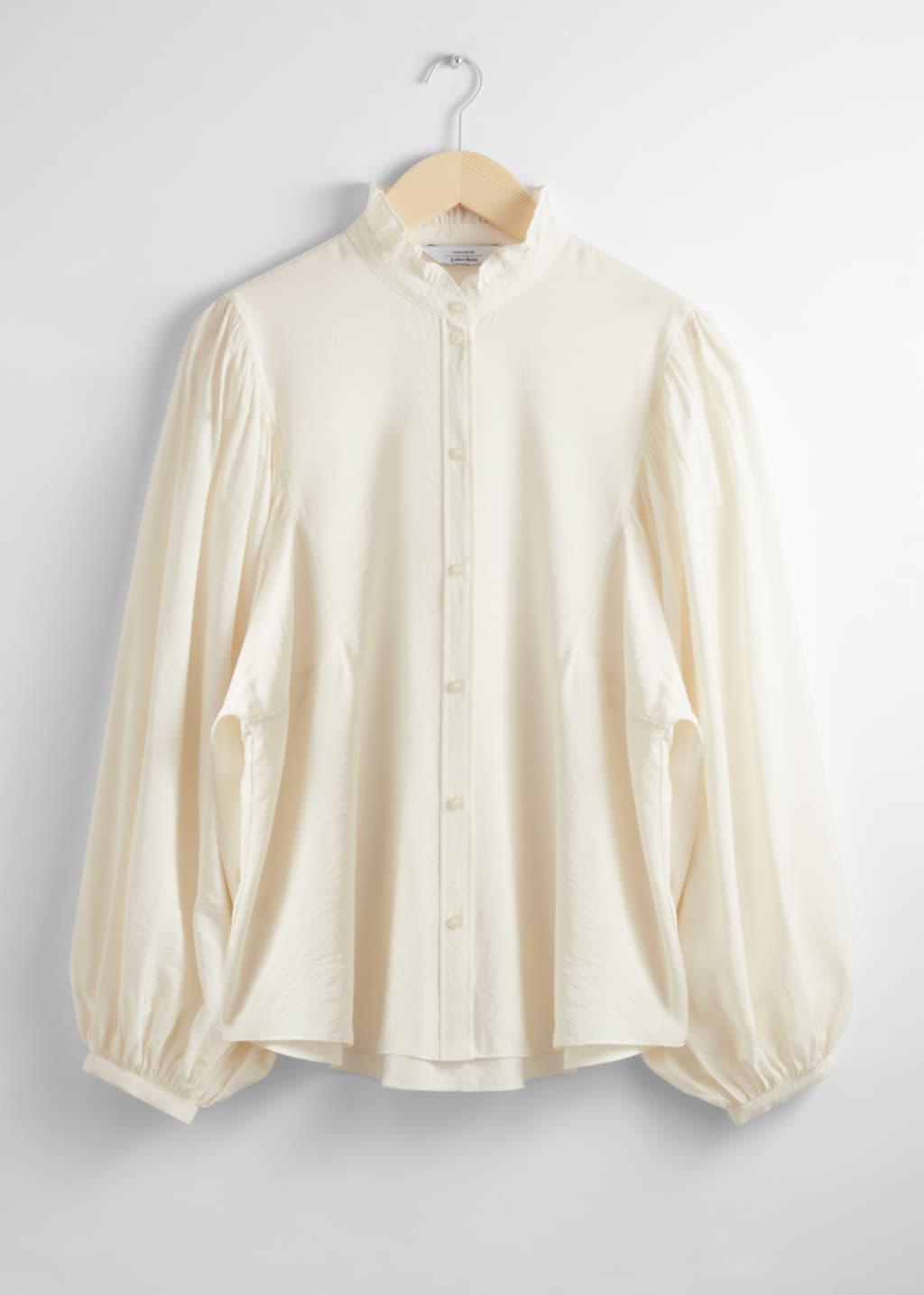 Frill-Collar Blouse - Cream - Still Life