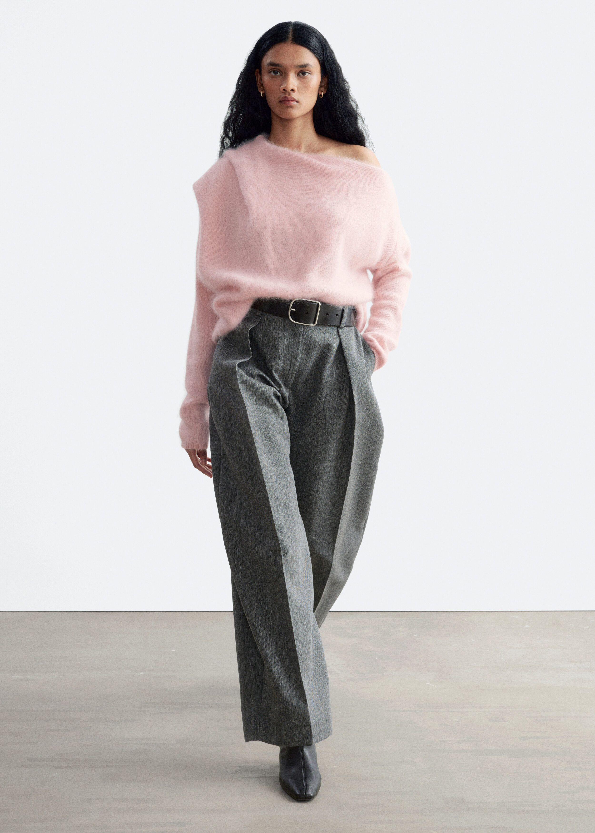 Draped-Neck Merino Wool Jumper by & Other Stories
