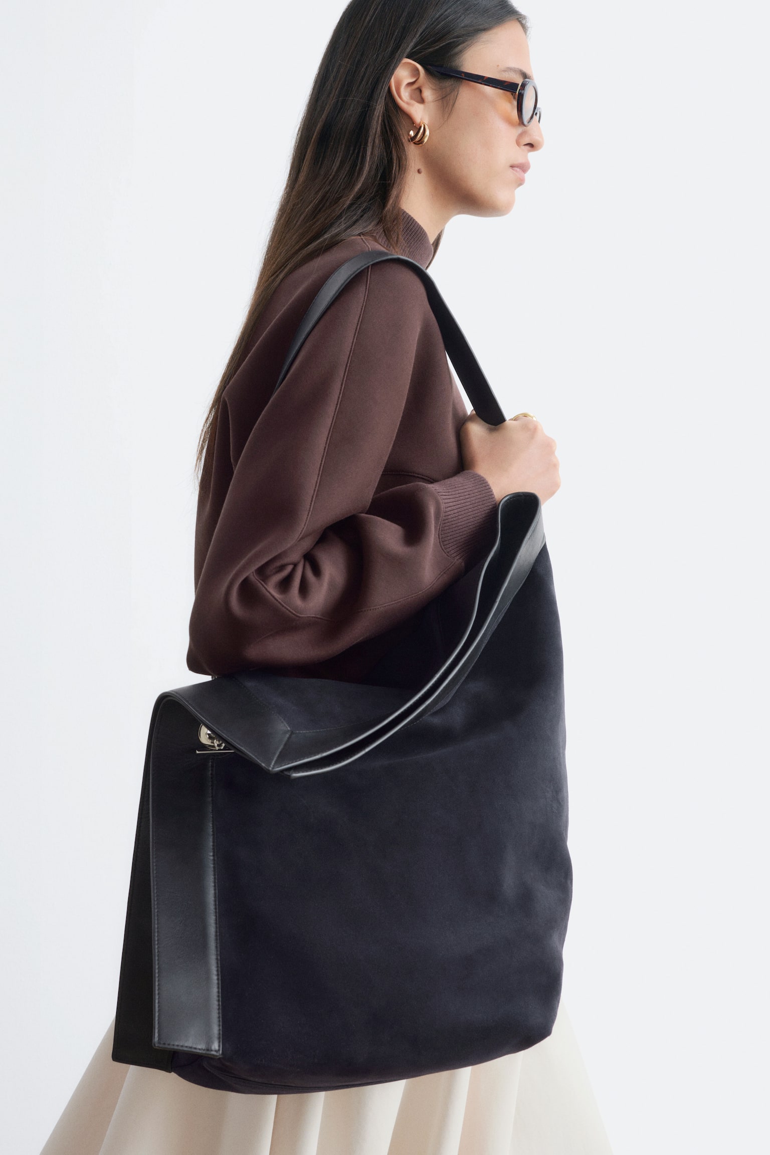 Saco de compras oversized - Azul escuro - 1
