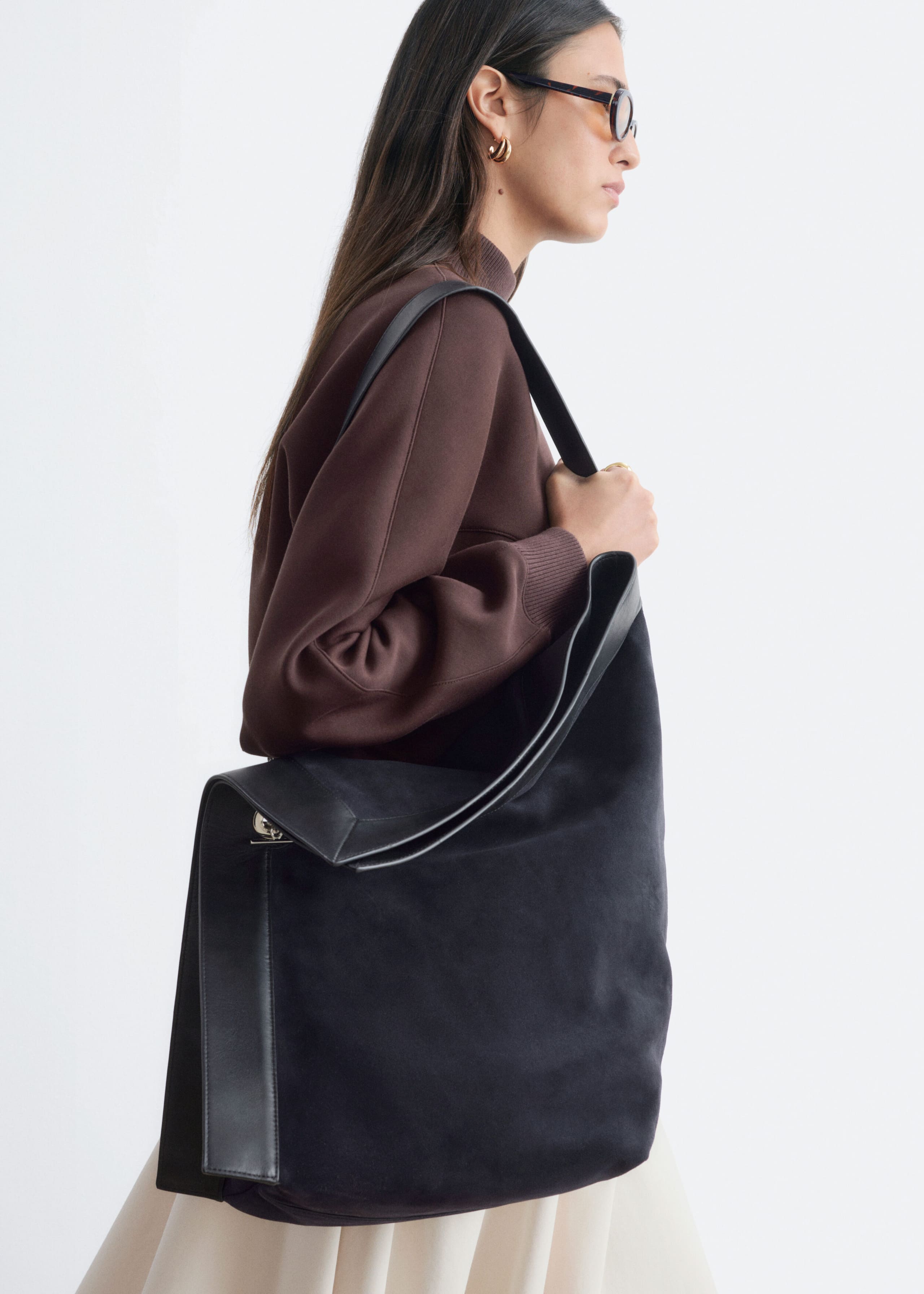 Hobo Bag - Dark Blue - Lookbook
