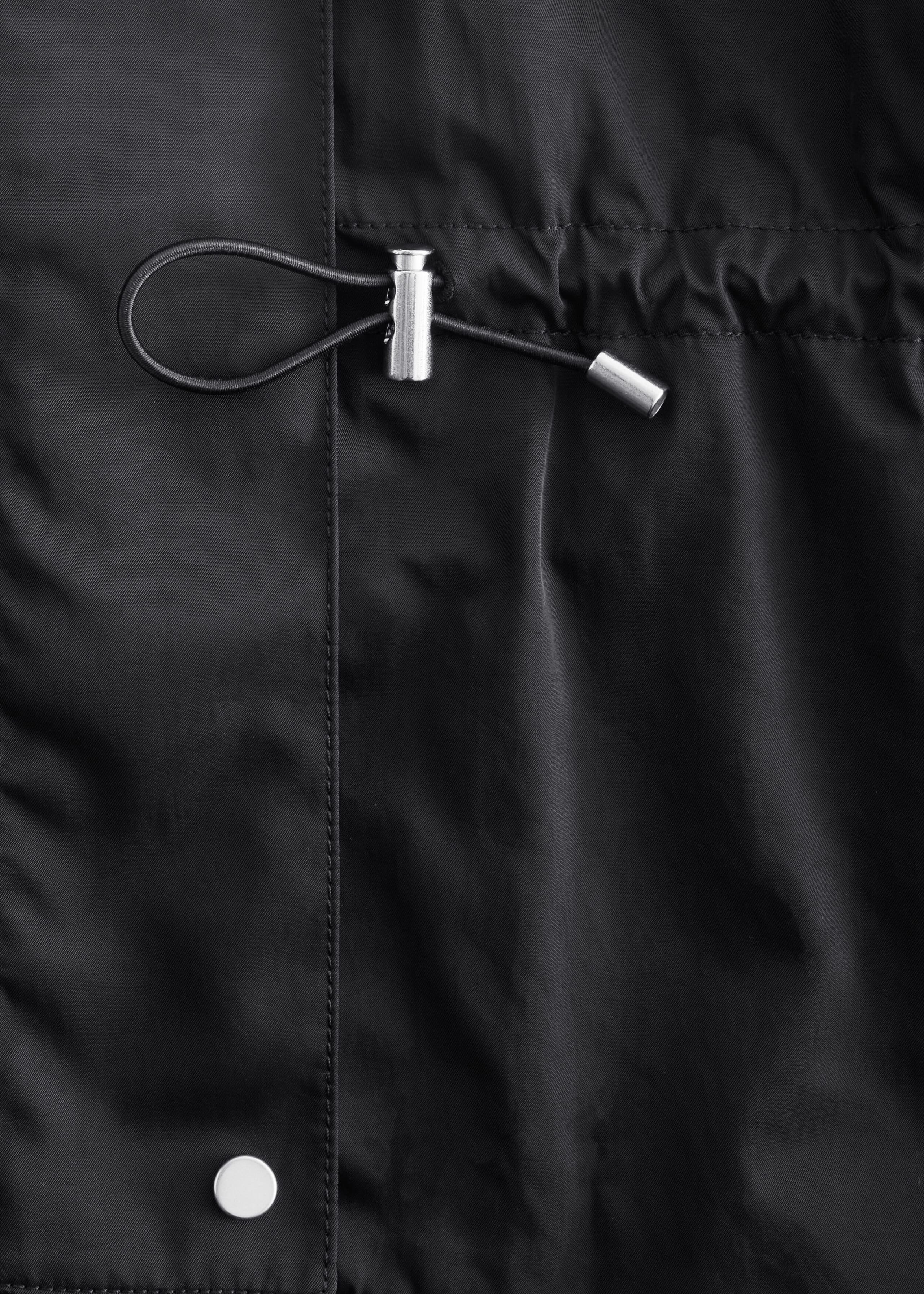Nylon Funnel-Collar Jacket - {{variantName}} - Descriptive Detail