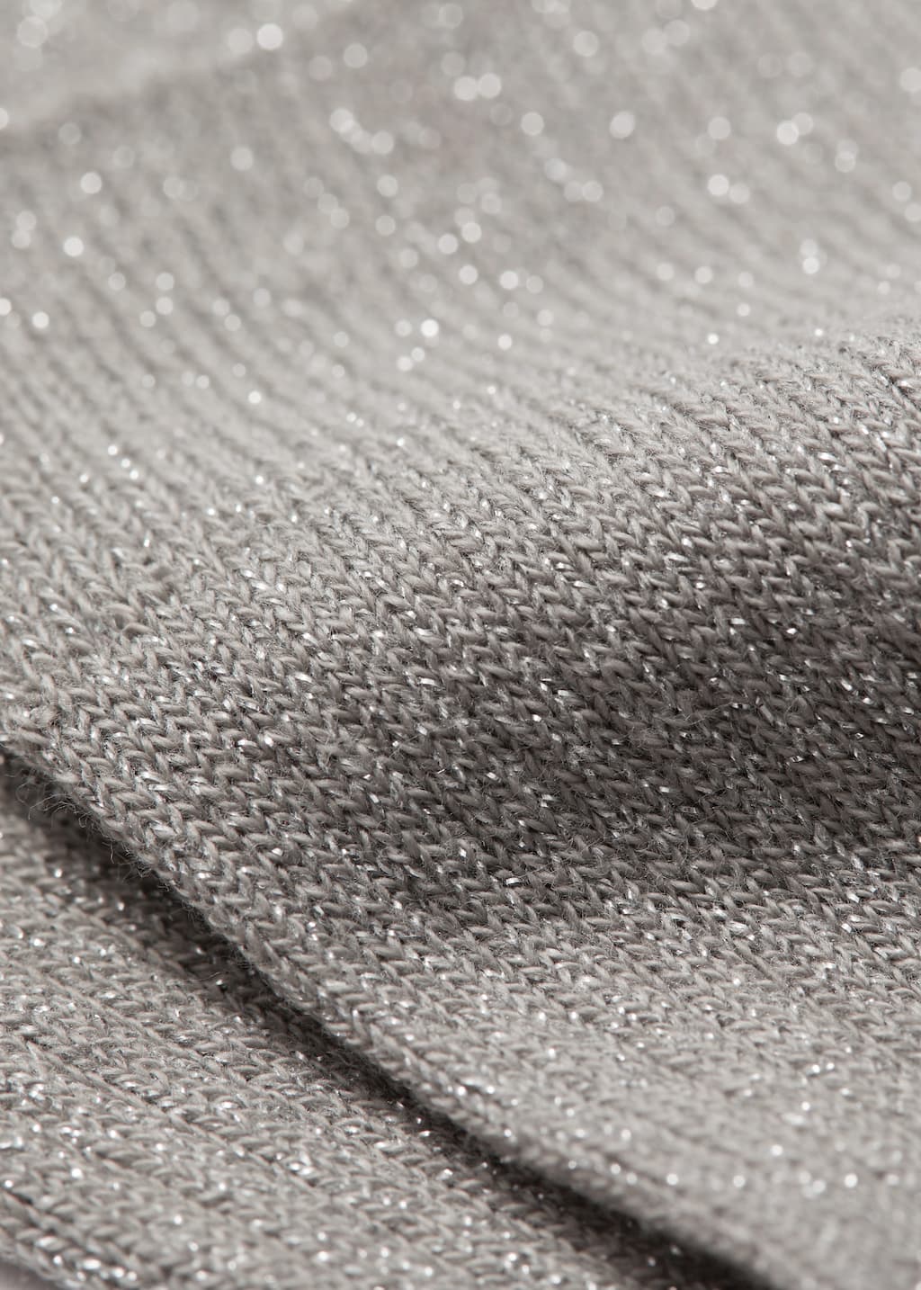 Glitter Rib Knit Ankle Socks - {{variantName}} - Descriptive Detail