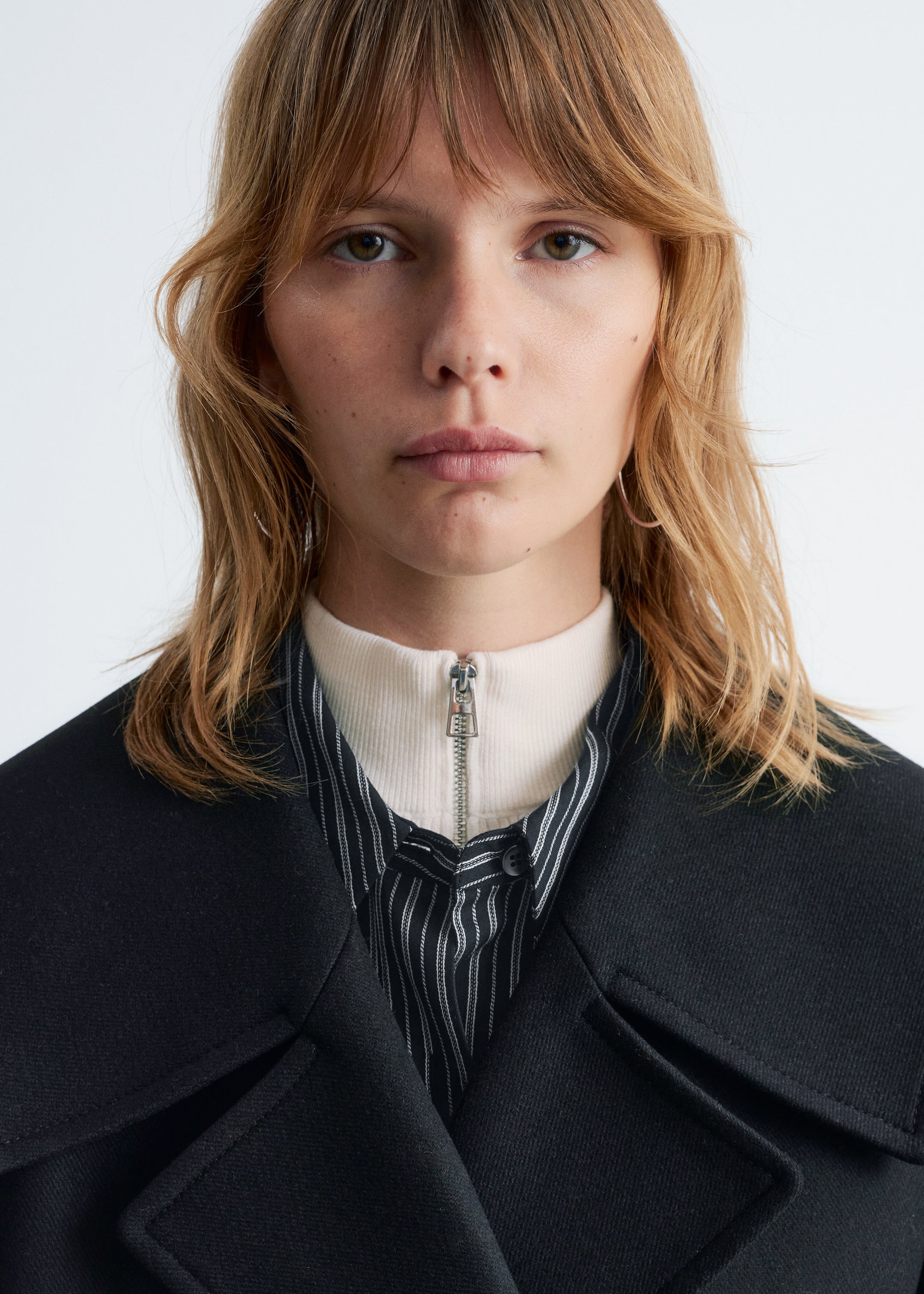 Agrandir l'image: Veste en laine à double boutonnage - Noir - FEMME | H&M FR 3